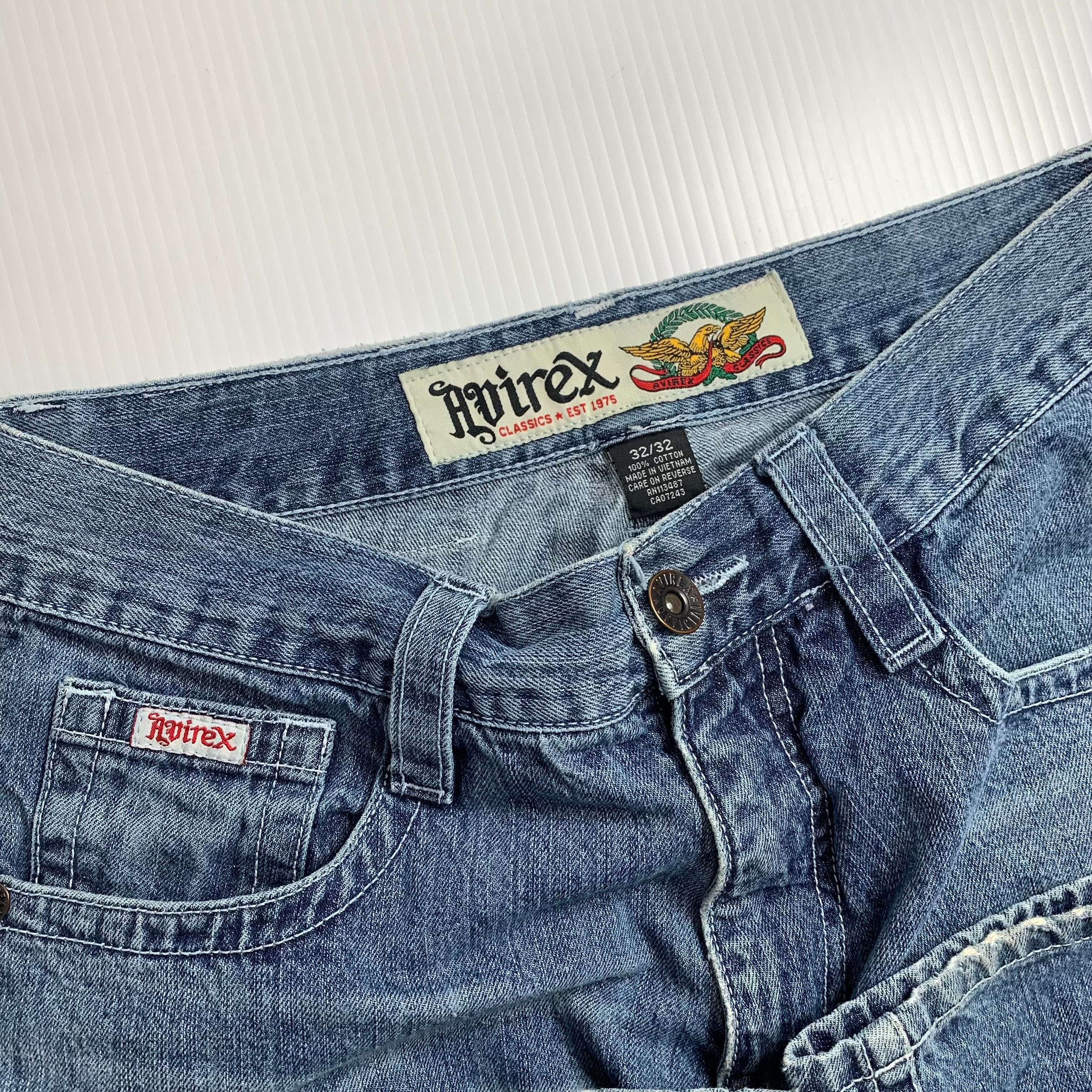 Y2K Avirex Baggy Denim 32