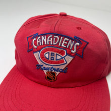 Load image into Gallery viewer, Vintage Montreal Canadiens NHL Snapback Hat
