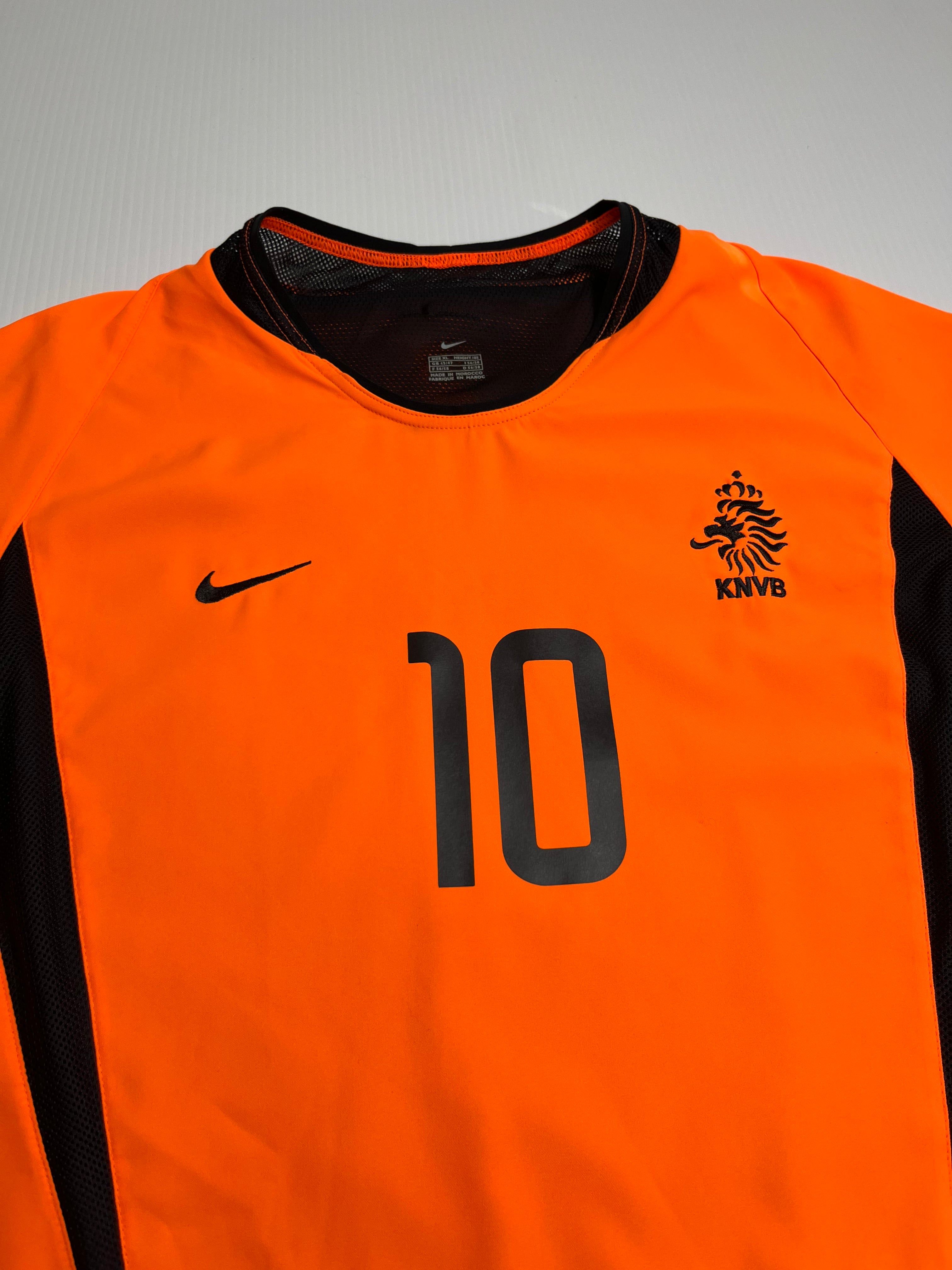 2002 Nike Netherlands Home V. Nistelrooy #10 XL