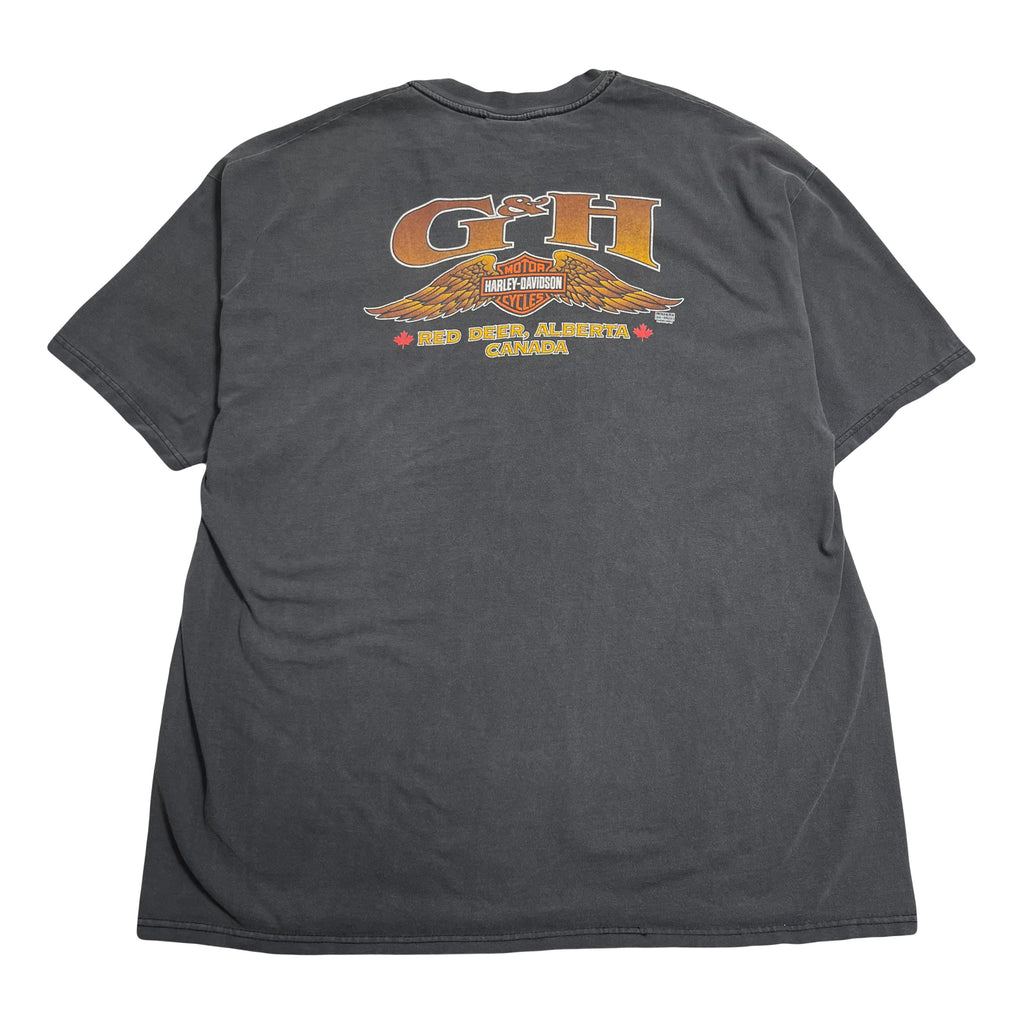 Vintage Harley Davidson Alberta Canada Tee XL