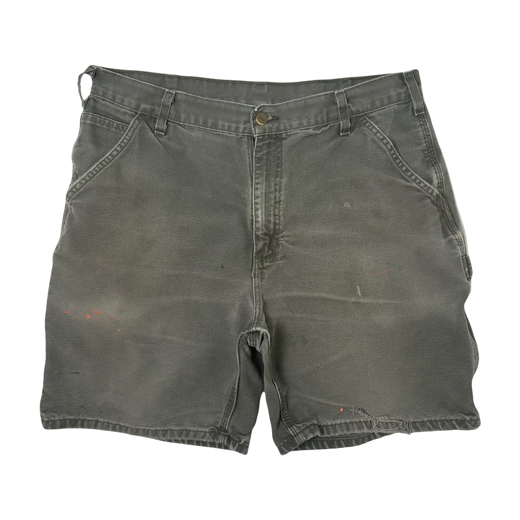 Vintage Carhartt Faded Workwear Denim Shorts 36