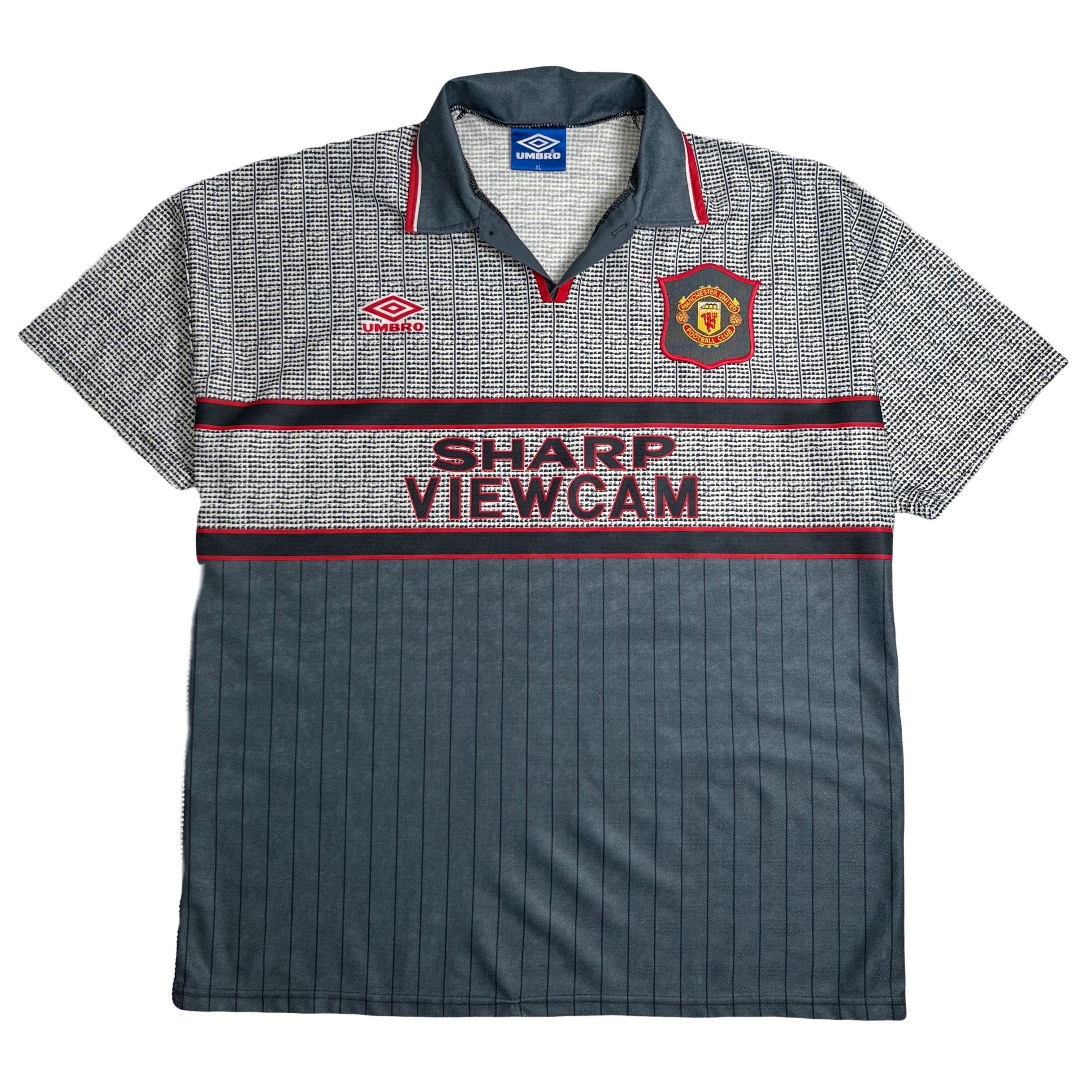 1995-96 Umbro Manchester United Away Kit XL