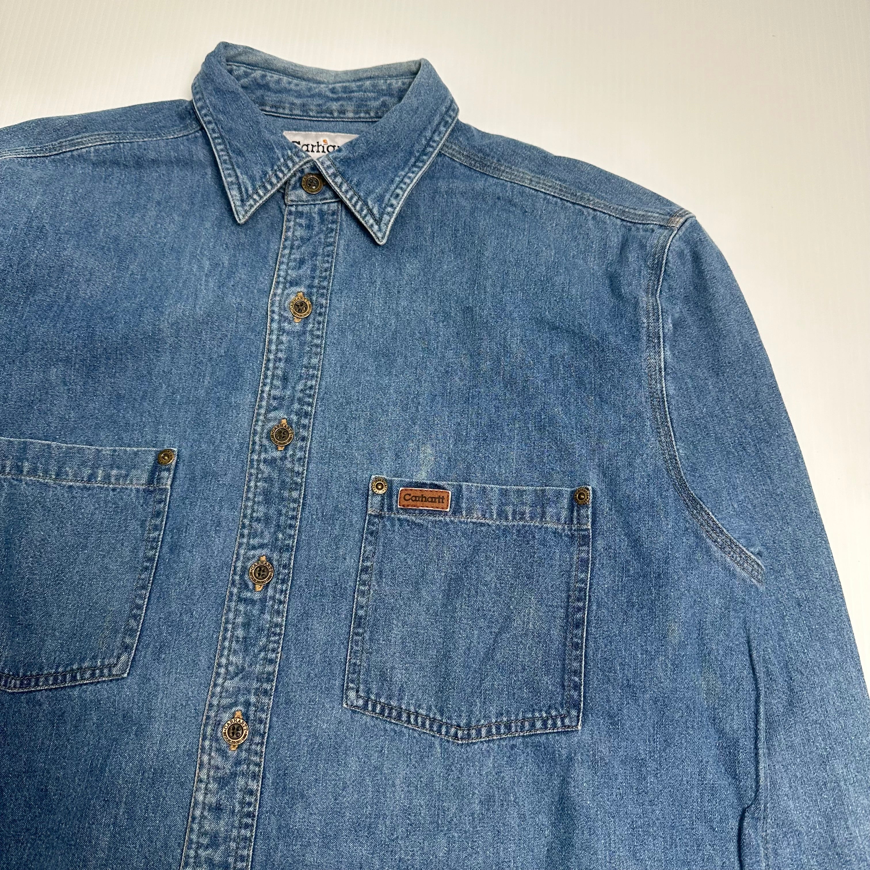 Carhartt Denim Button-Up Shirt M