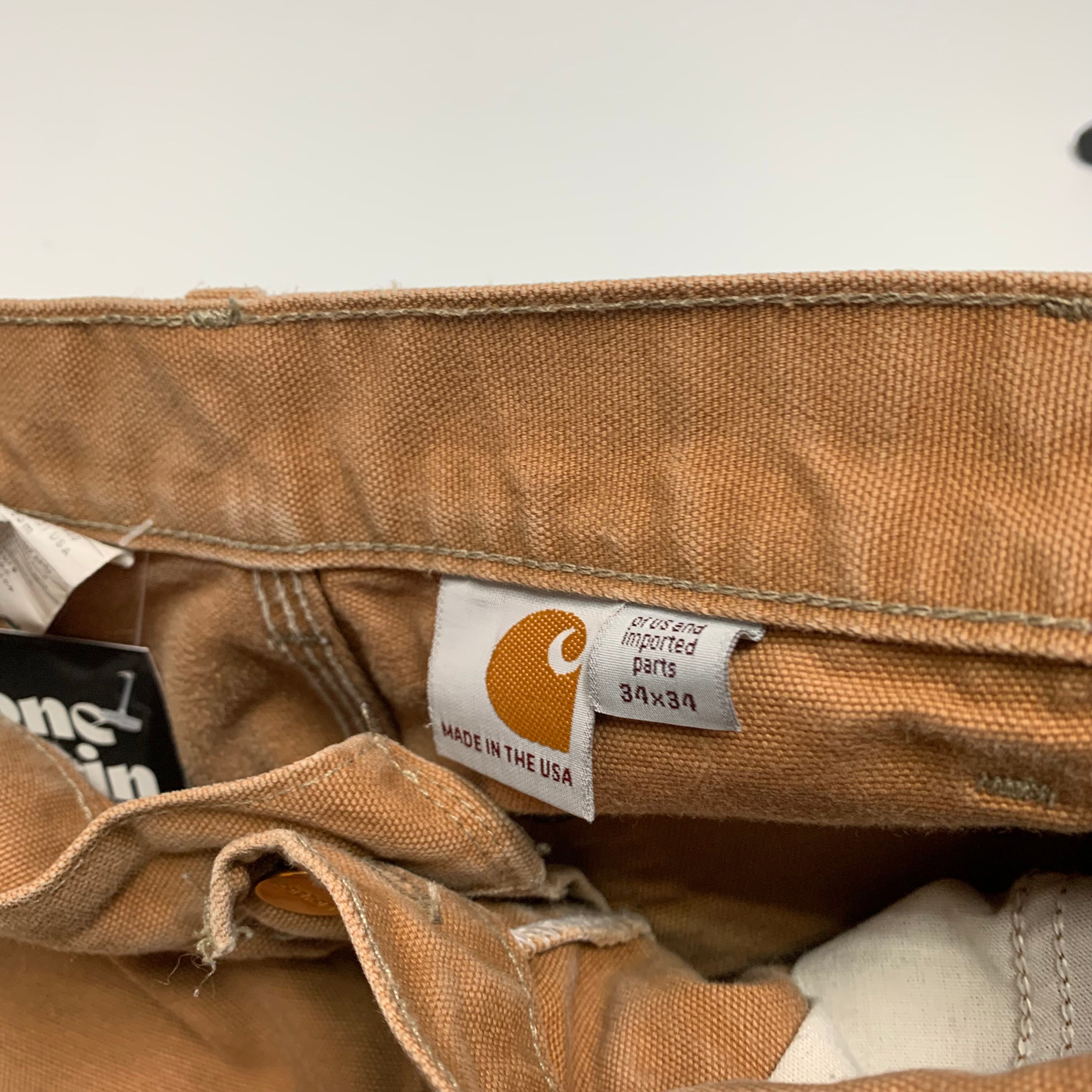 Vintage Tan Carhartt Double Knee Denim 31