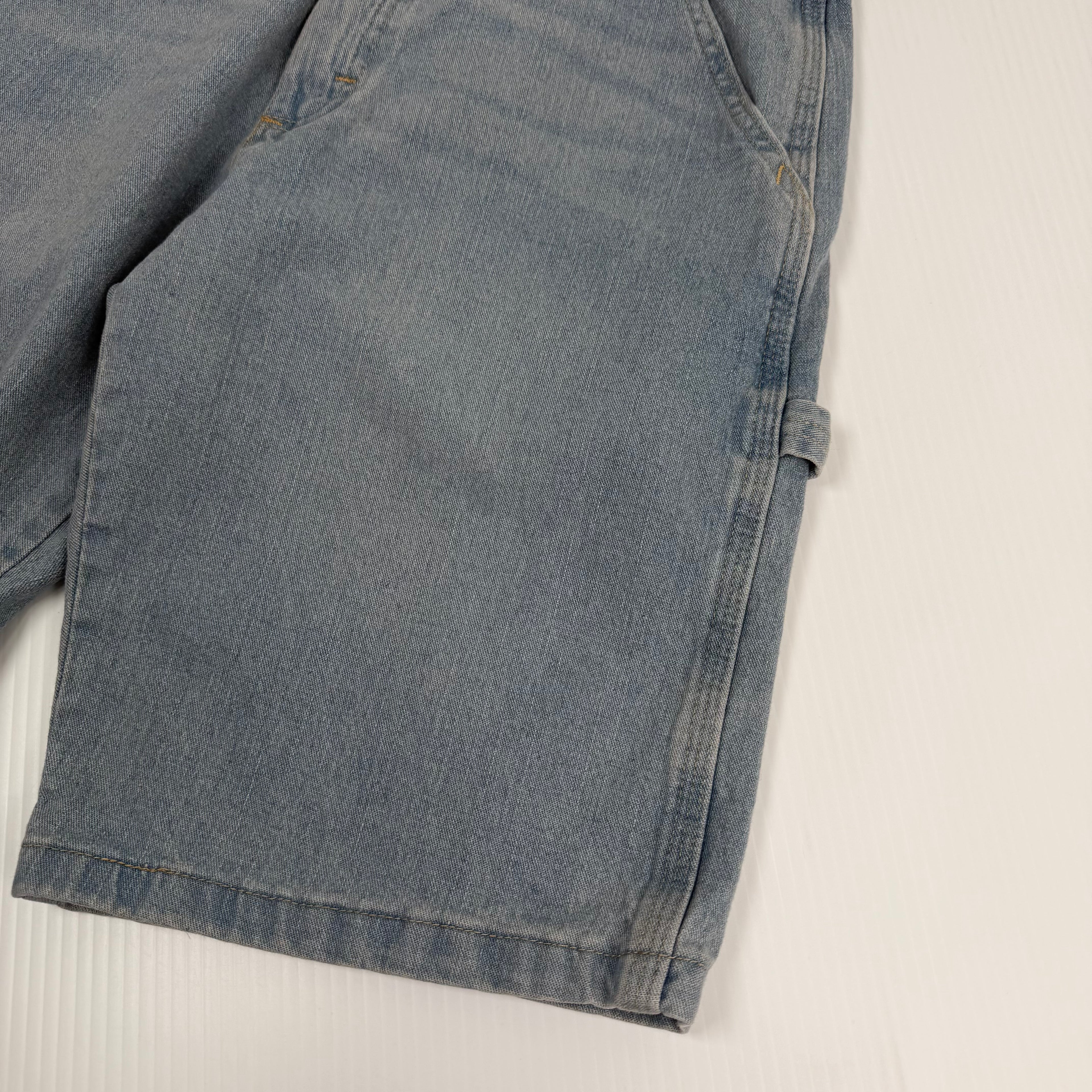 Vintage Wrangler Light Wash Denim Carpenter Shorts 30