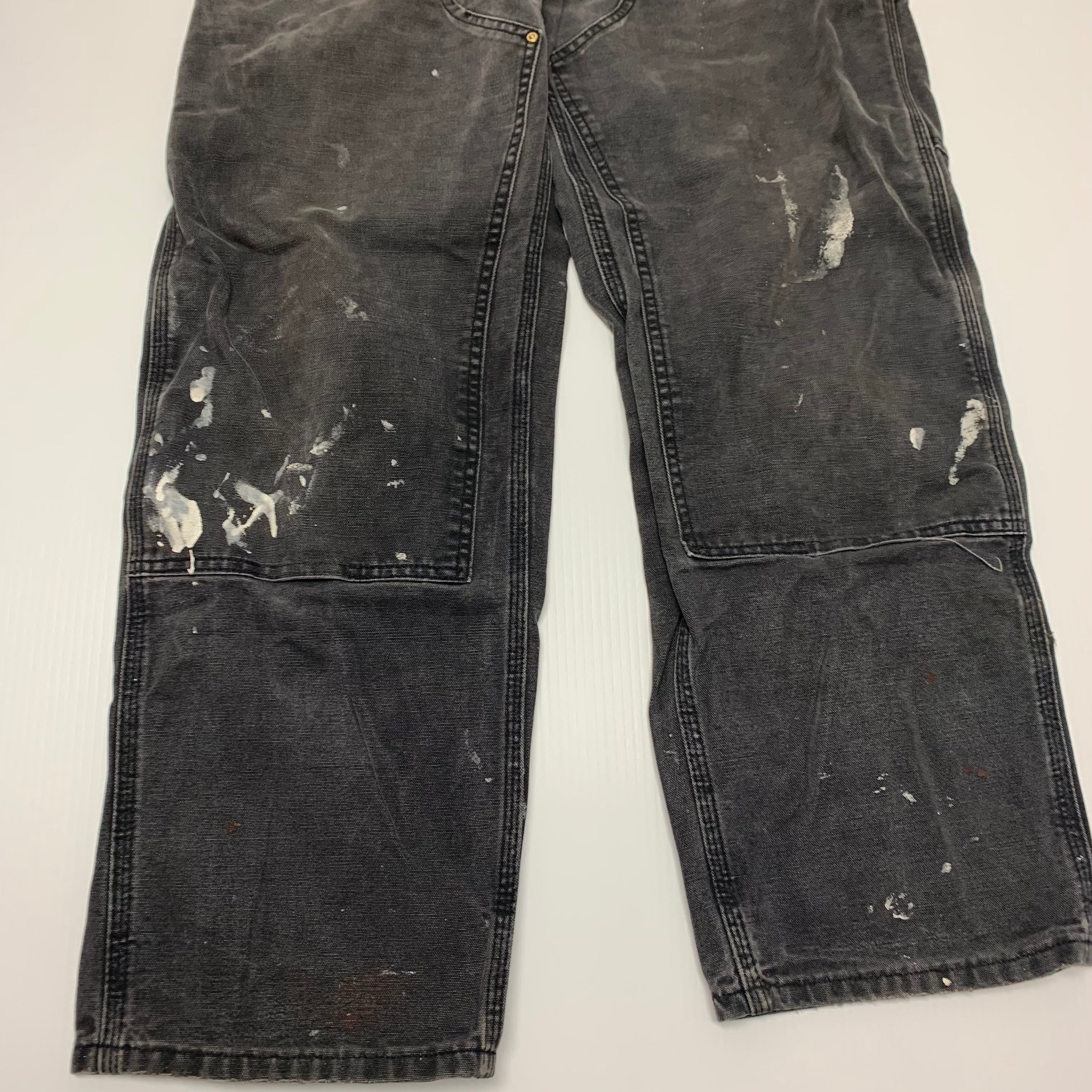 Carhartt Faded Black Panter Double Knee Denim 36