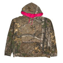 Load image into Gallery viewer, Realtree Pink Lined Camo Hoodie Women&#39;s L
