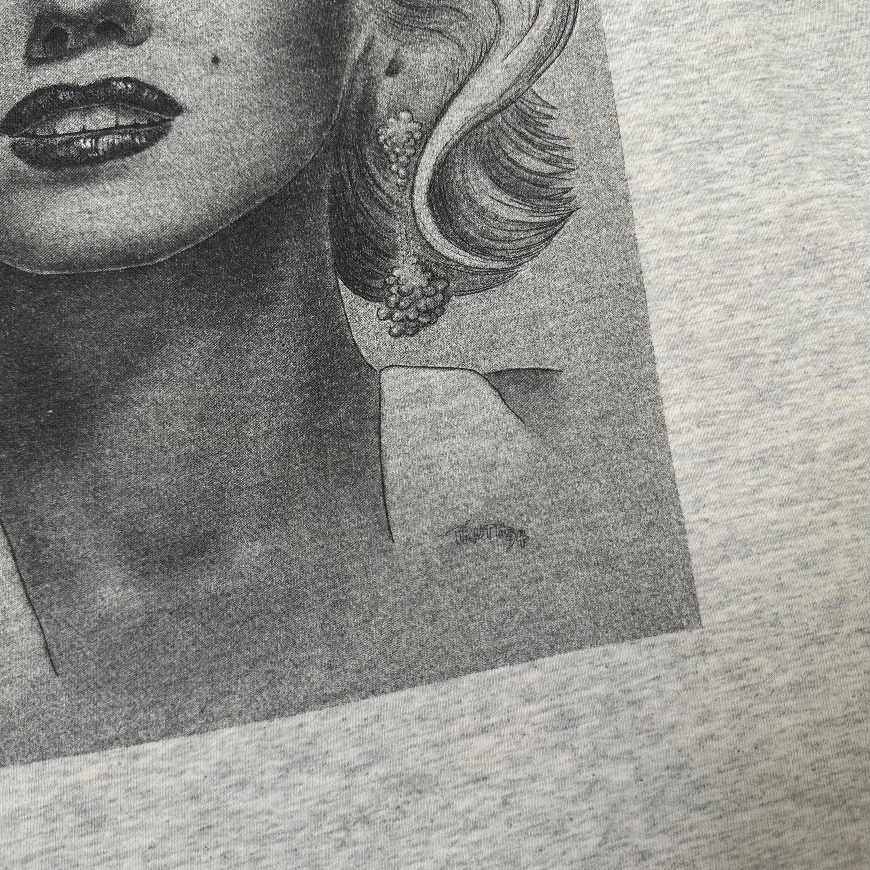 Vintage Marilyn Monroe Portrait Graphic Tee L