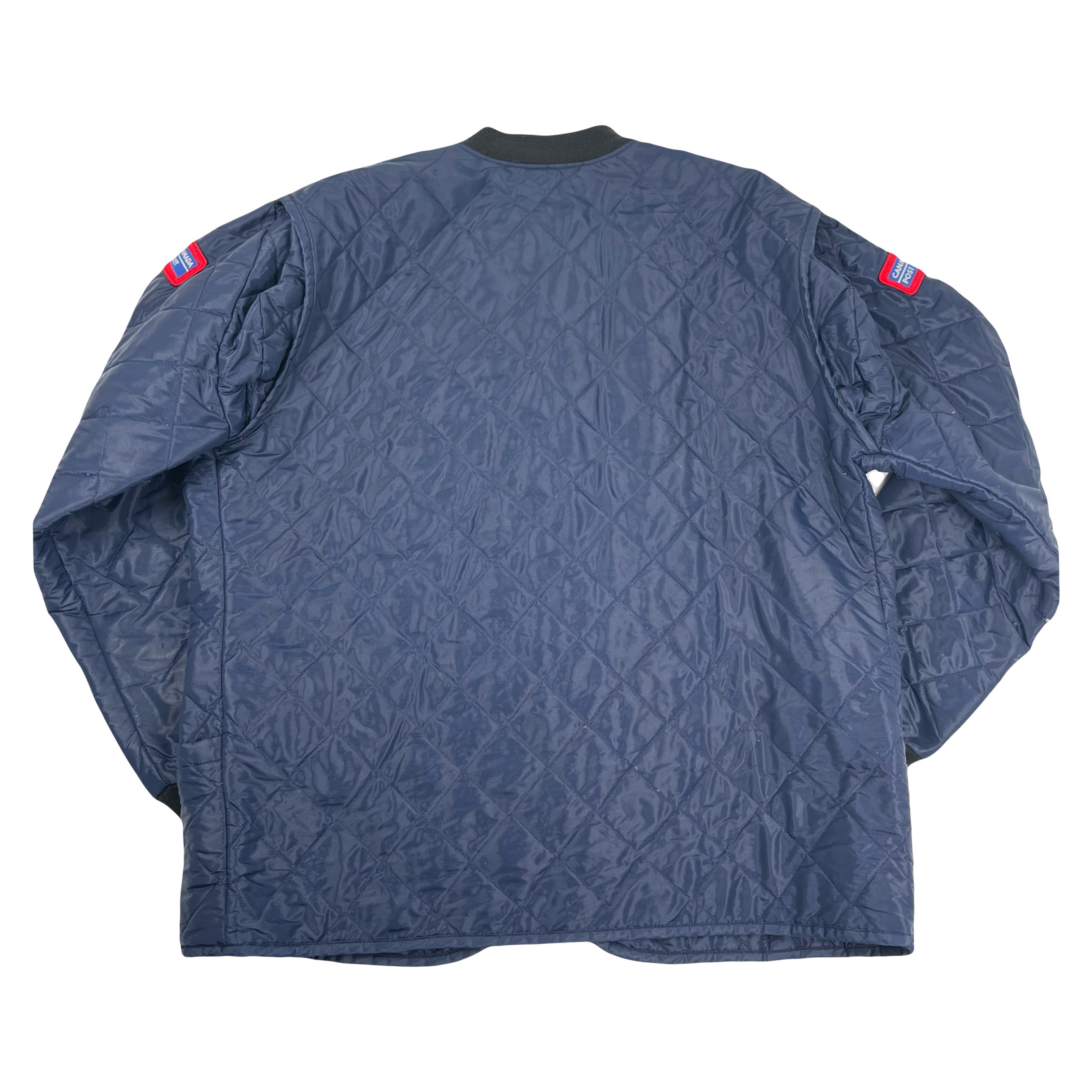 Vintage Canada Post Quilted Jacket XL