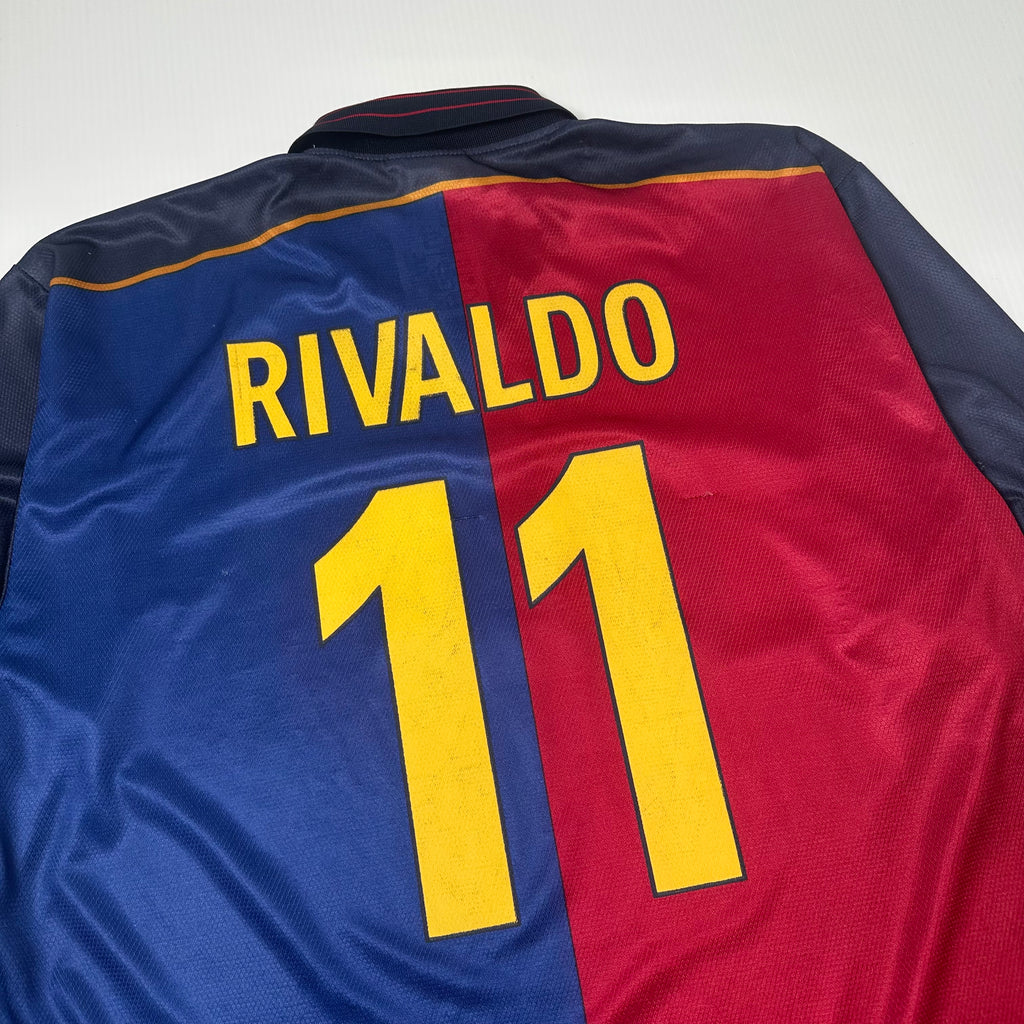 1999 FCB Barcelona Rivaldo #11 Kit XL