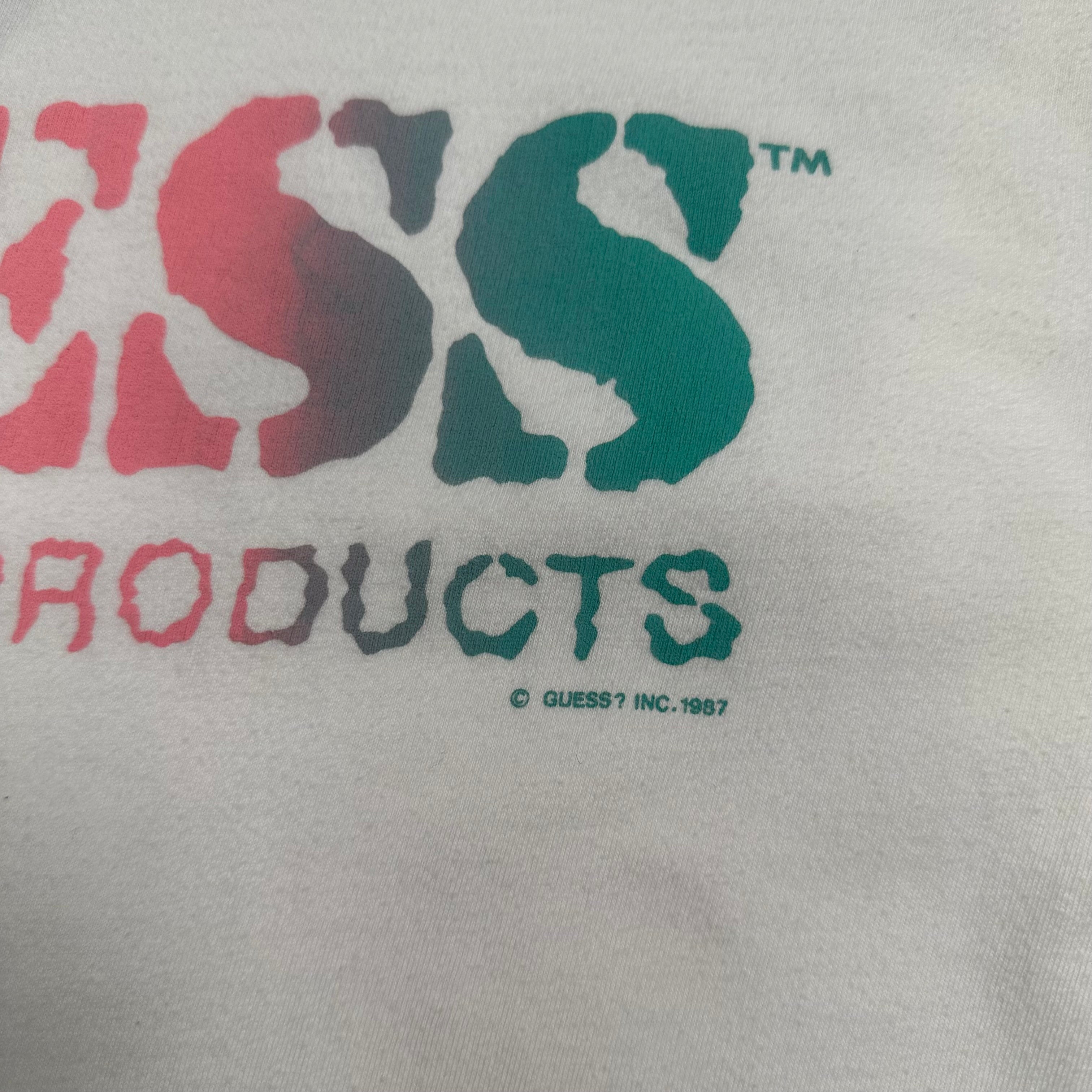 Vintage Guess Products Graphic Tee S