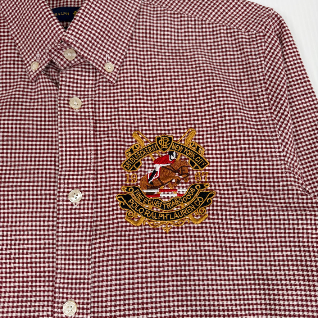 Ralph Lauren Bleecker St. Plaid Shirt M