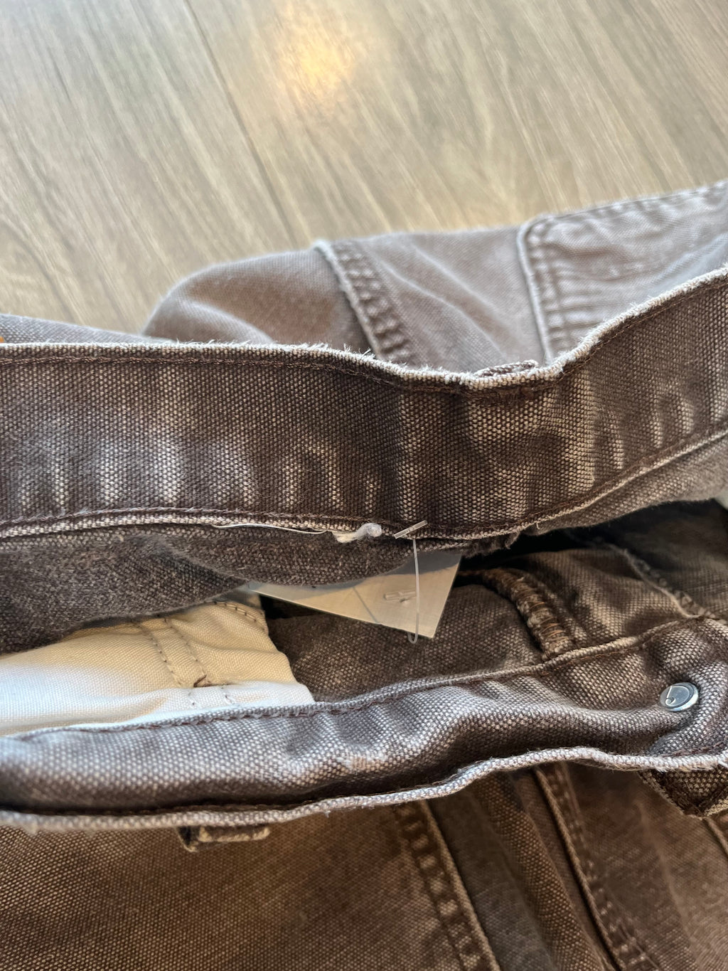 Vintage Carhartt Faded Double Knee Carpenter Denim 30