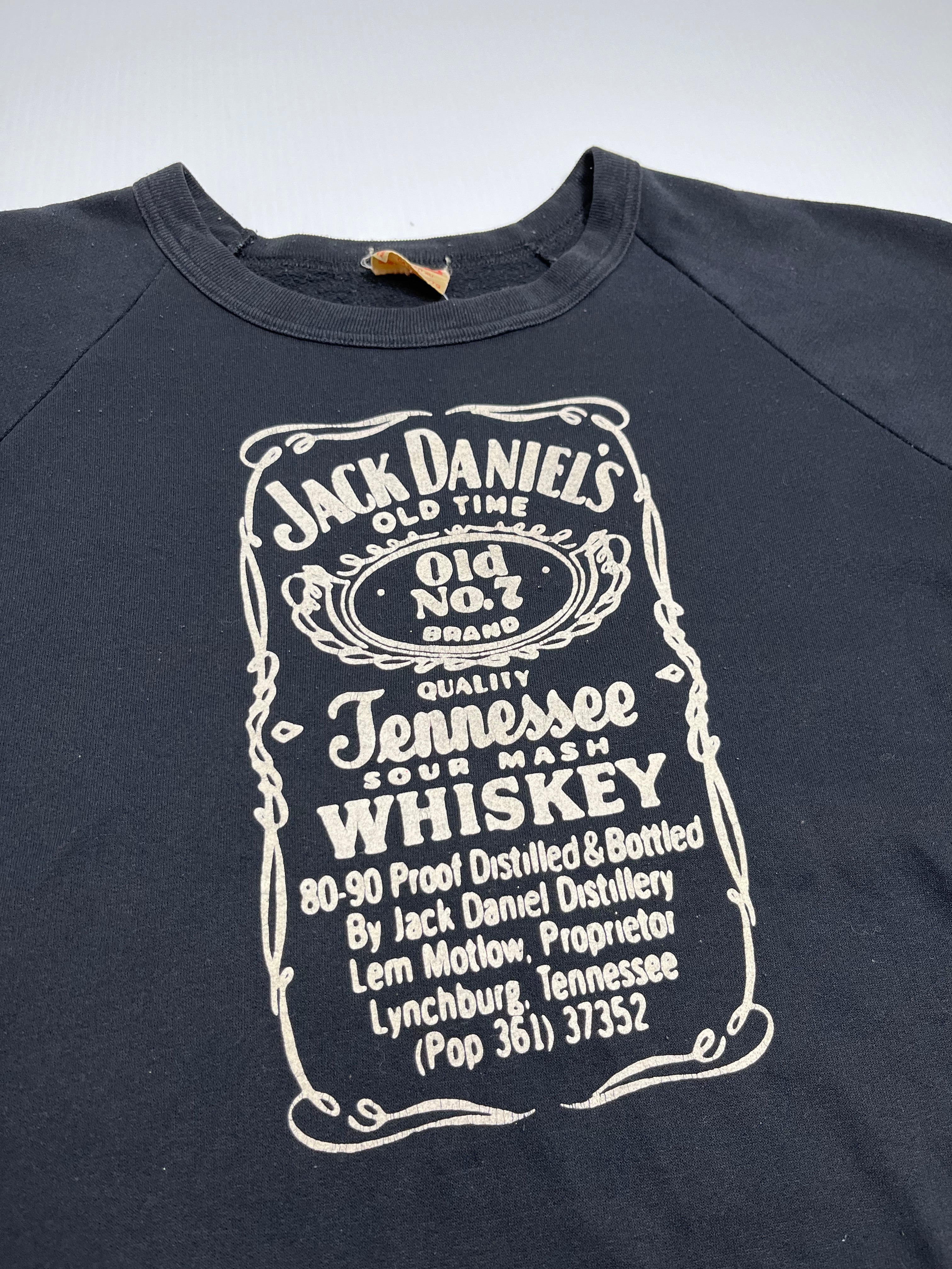 Vintage Jack Daniels Whiskey Cutoff Sweatshirt XL