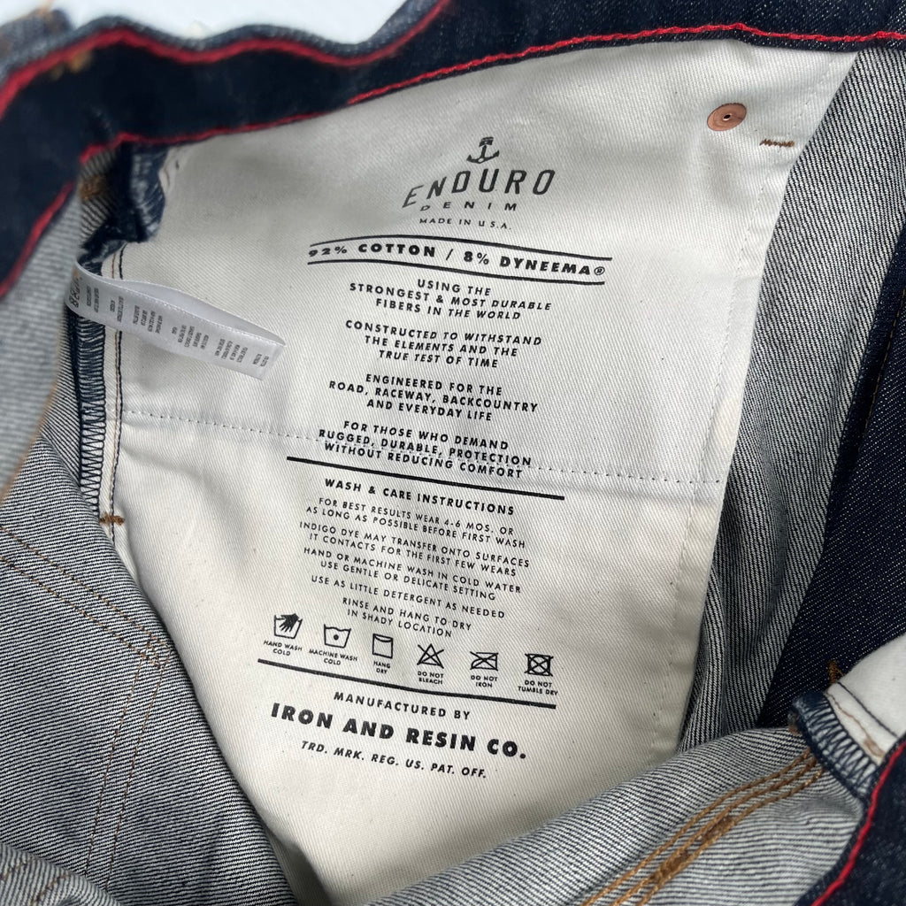 Iron And Resin Enduro Dark Wash Denim 36