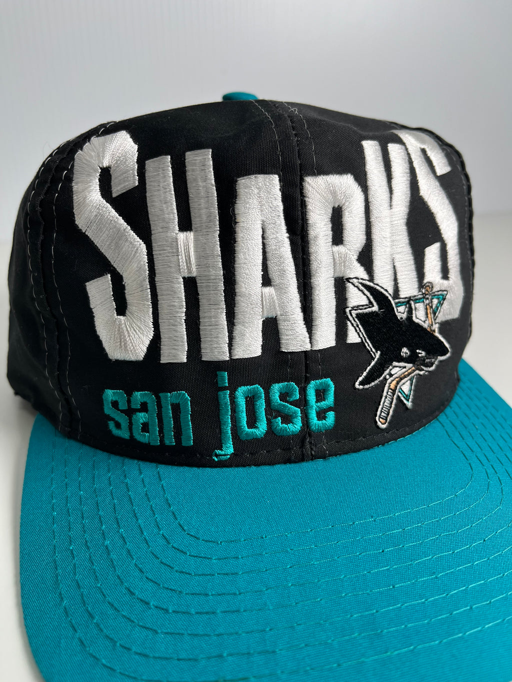 Vintage Competitor San Jose Sharks Snapback Hat