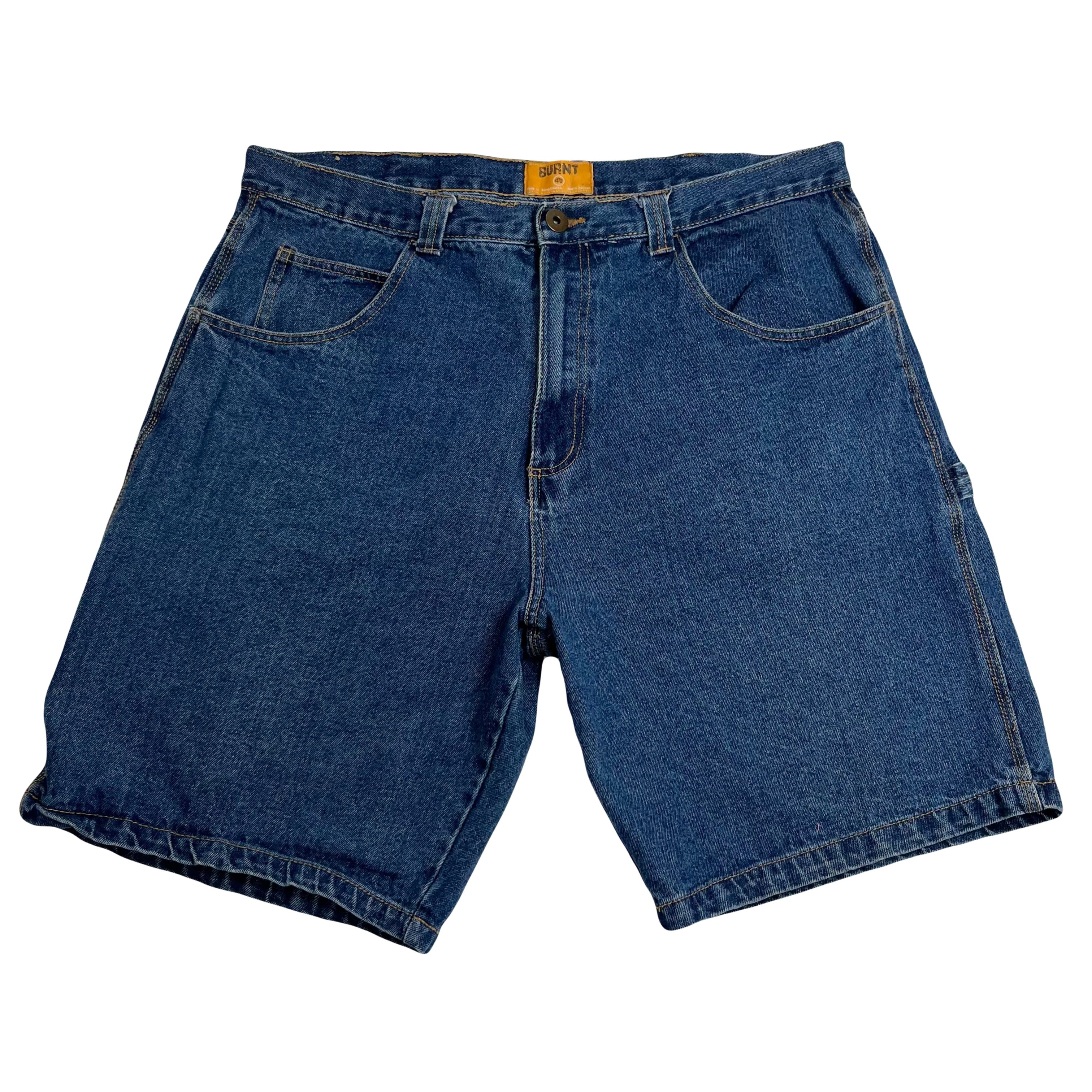 Burnt Dark Wash Baggy Carpenter Denim 40