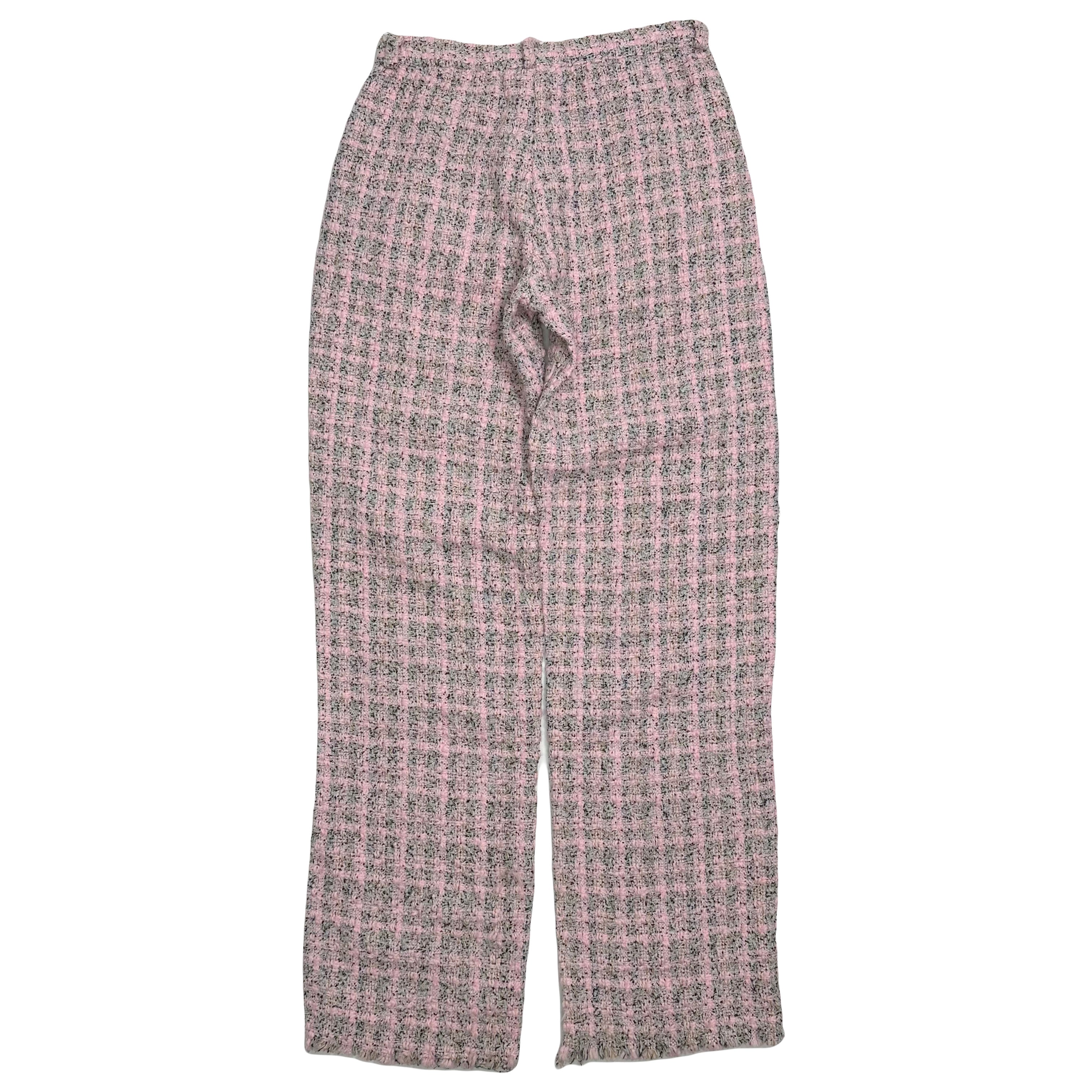 Drew House Woven Pink Boucle Plaid Pants M
