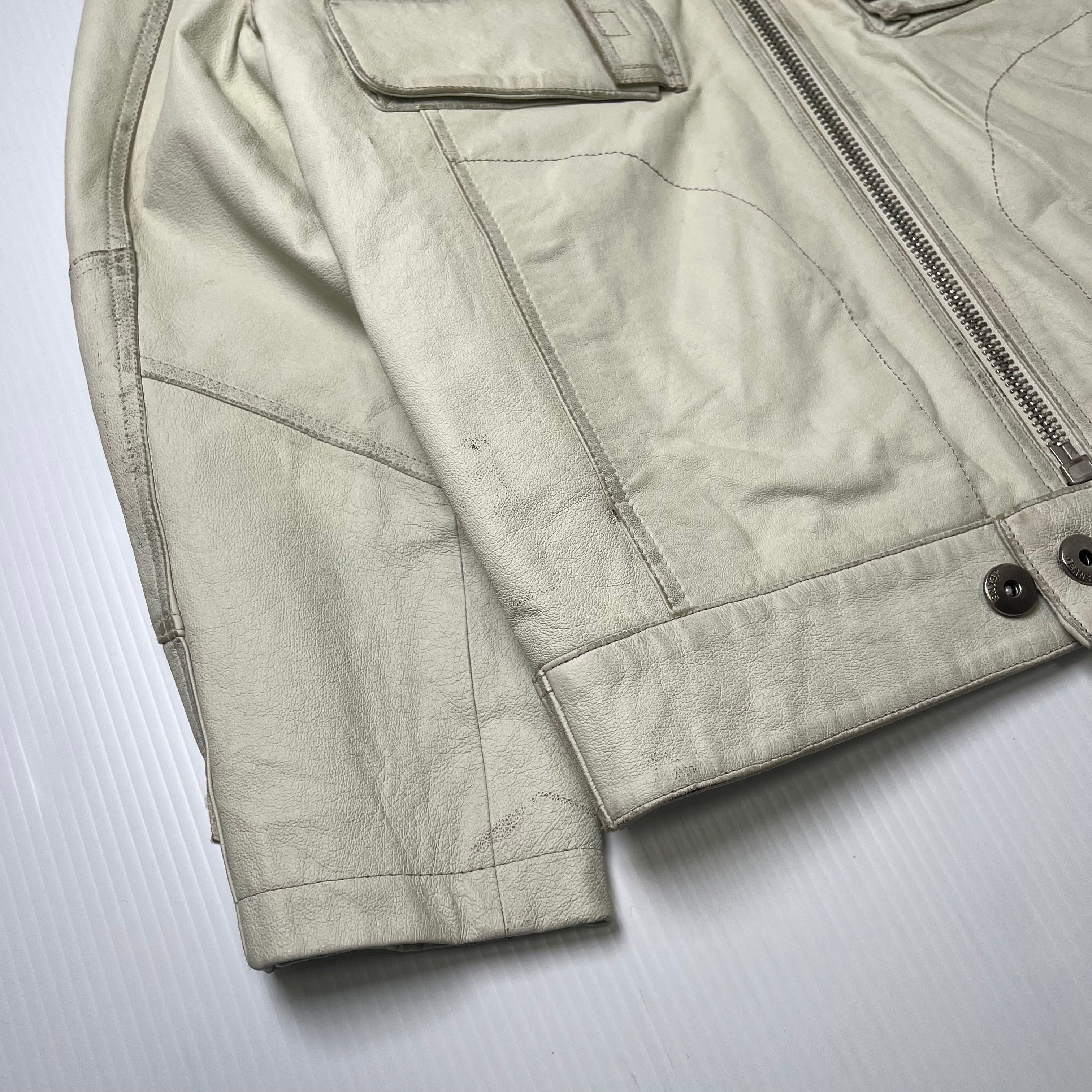 New Label Leather Moto Style Jacket Women's L