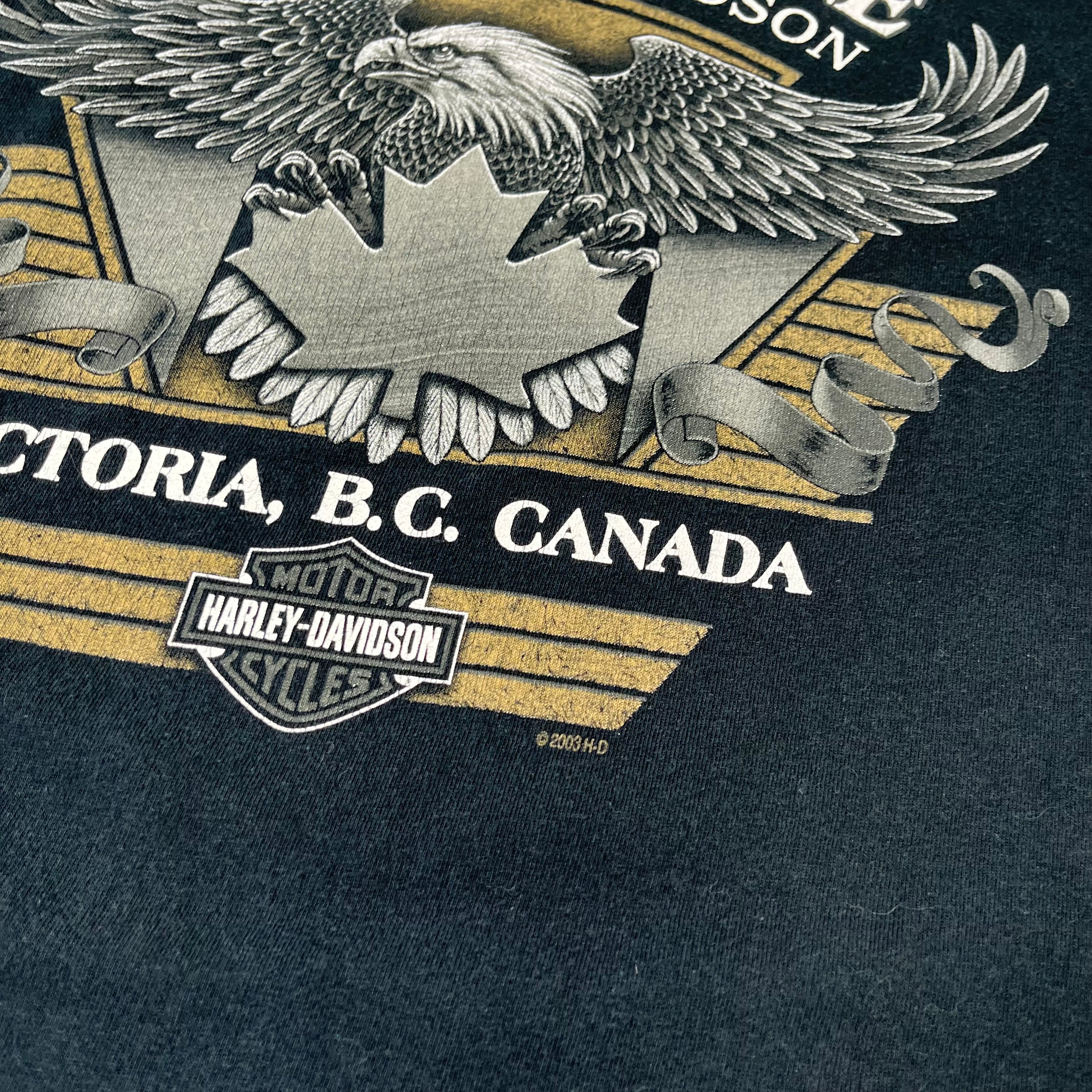 Harley Davidson Victoria BC Graphic Tee XL