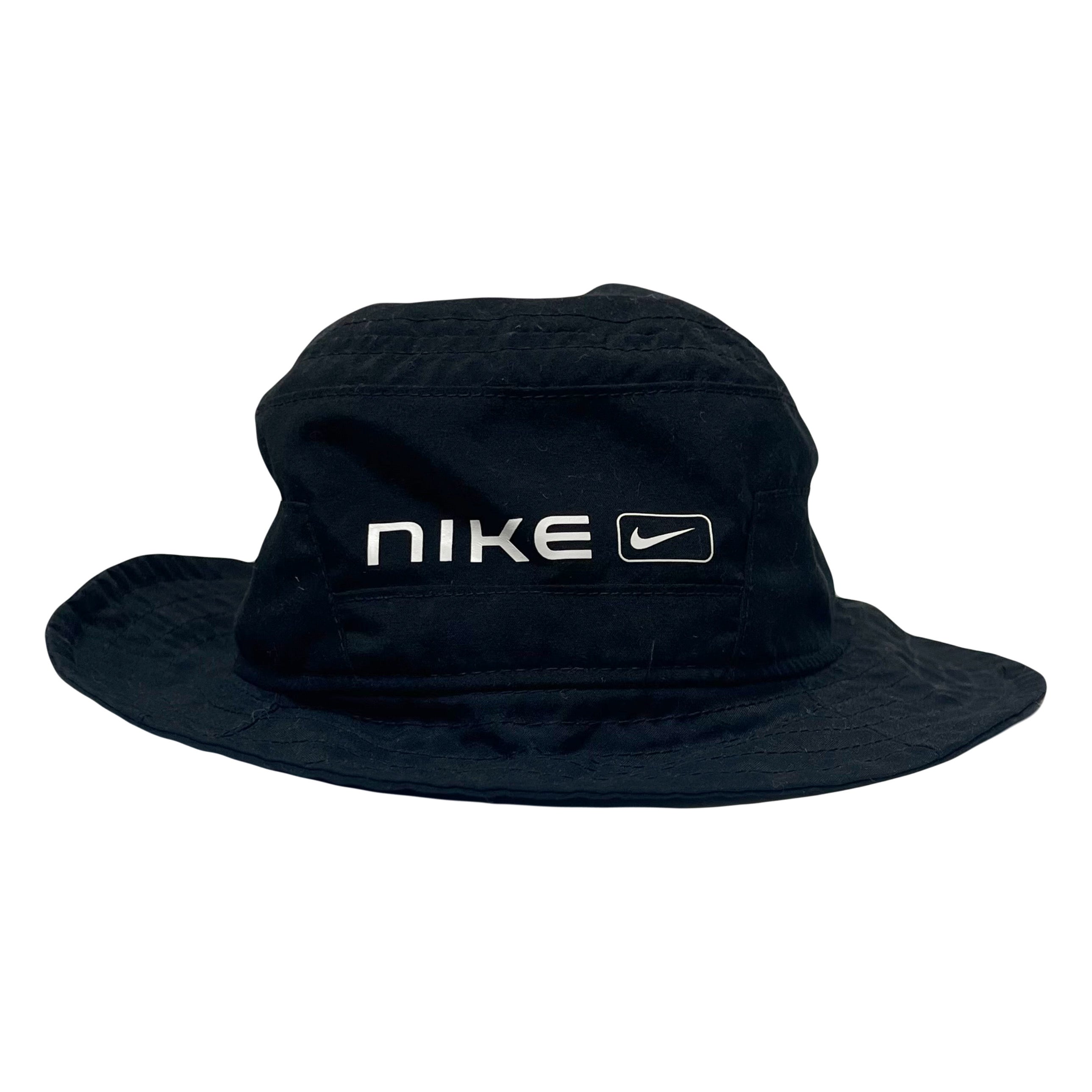 Nike Text Mini Swoosh Bucket Strap Hat