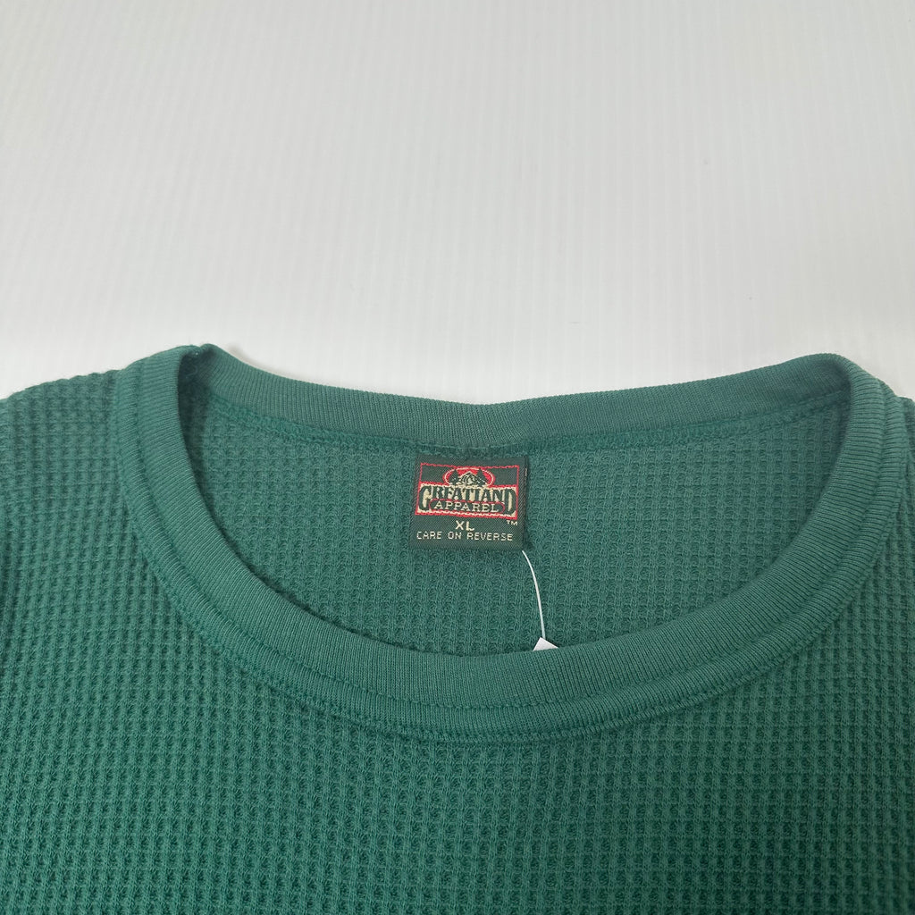 Vintage Greatland Apparel Waffle Longsleeve XL