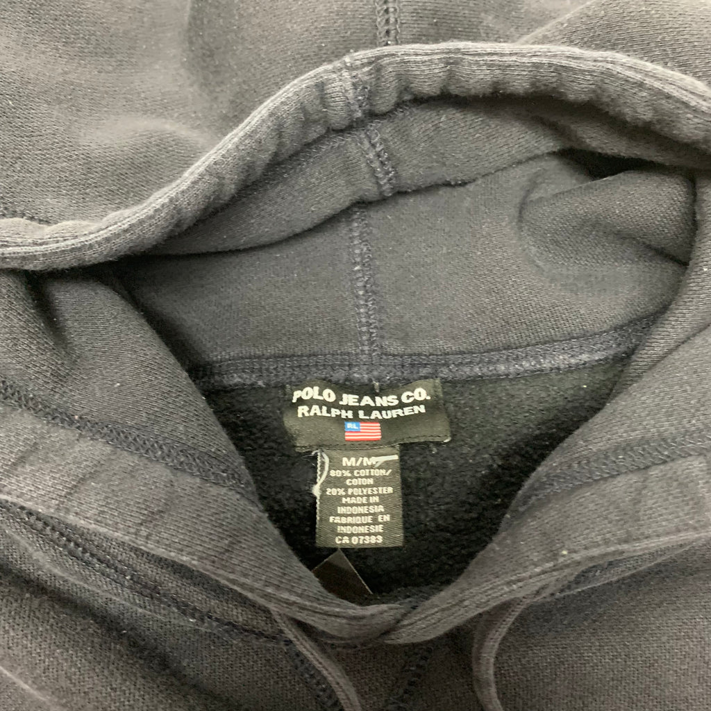 Y2K Polo RL Black Hoodie M