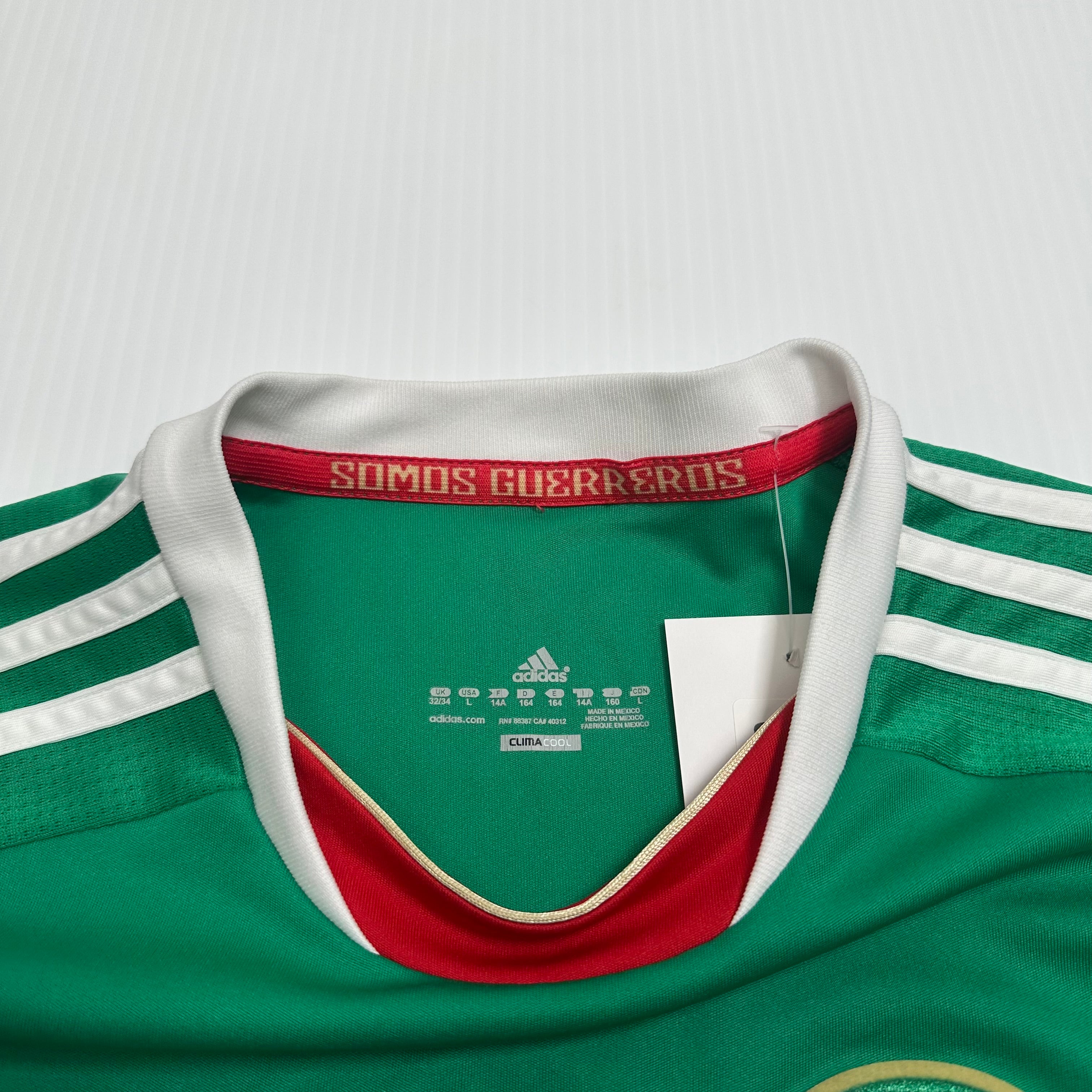 2011 Adidas Mexico Home Kit Youth L