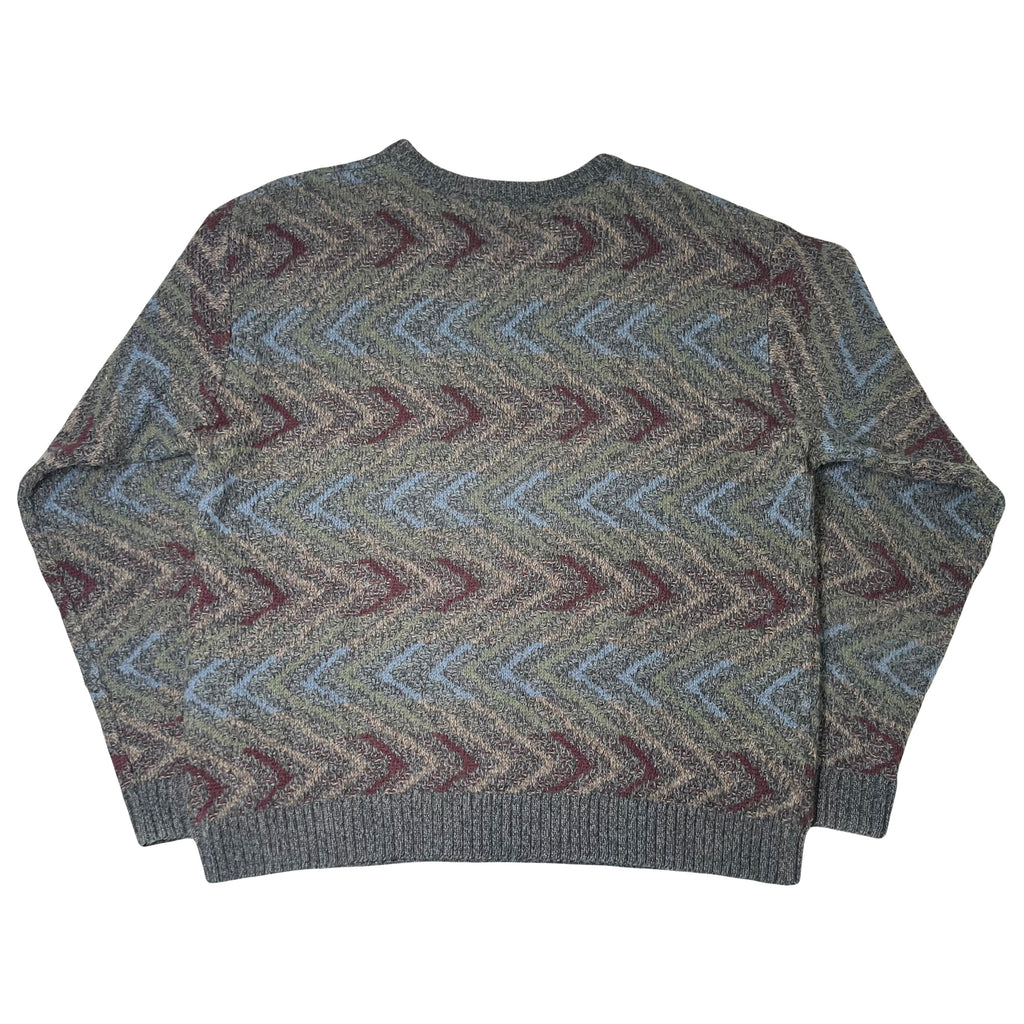 Profilo Classics Stripe Pattern Knit Sweater S