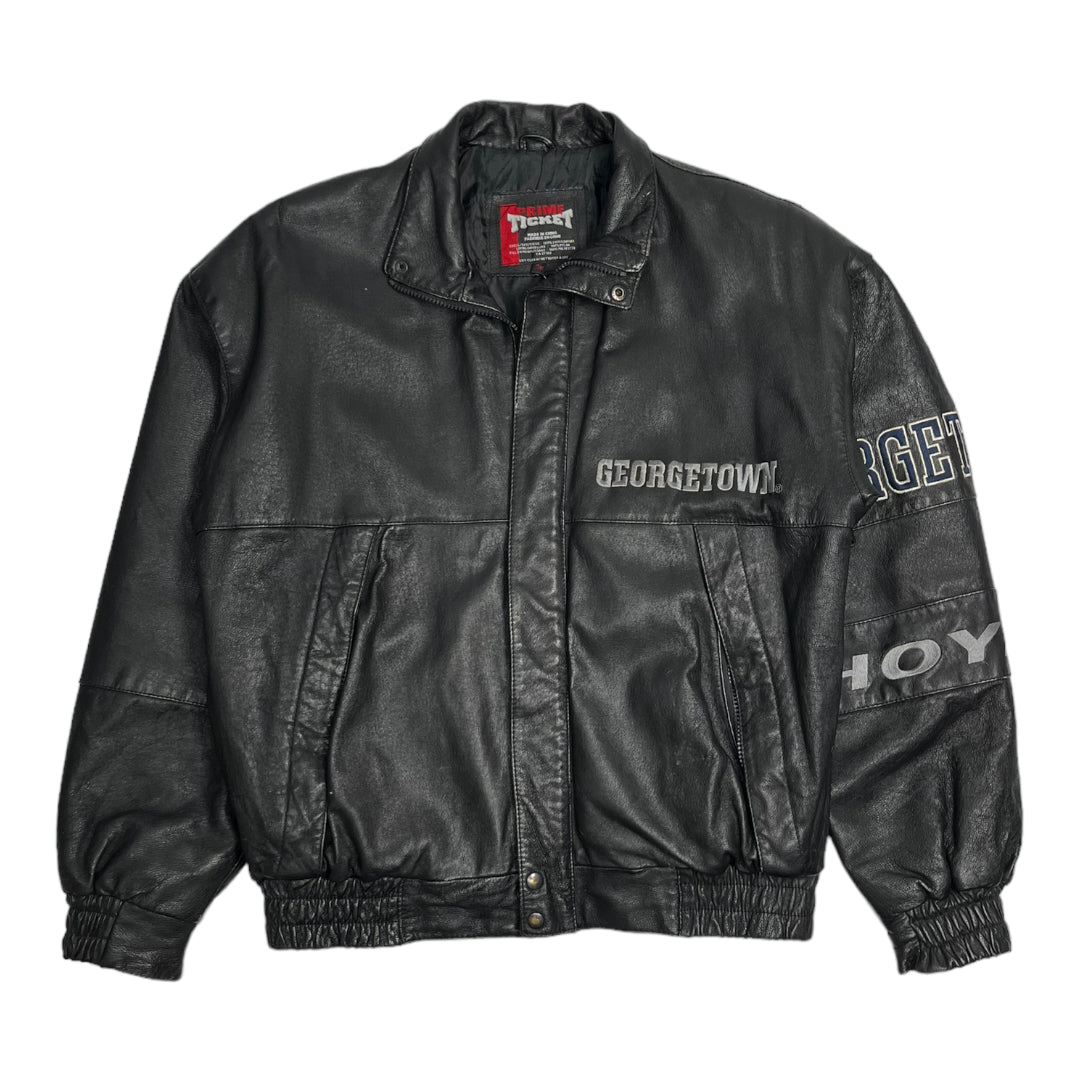 Vintage Georgetown Hoyas Leather Jacket M