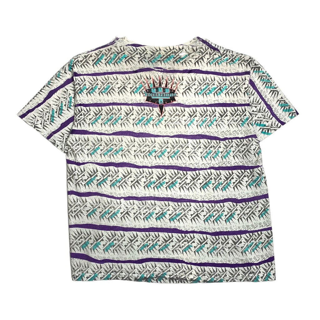 90s Ocean Pacific Abstract Pattern Surf Tee L
