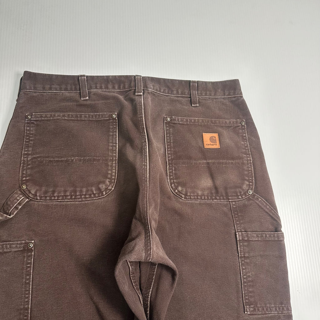Vintage Carhartt Faded Double Knee Denim 5609 34