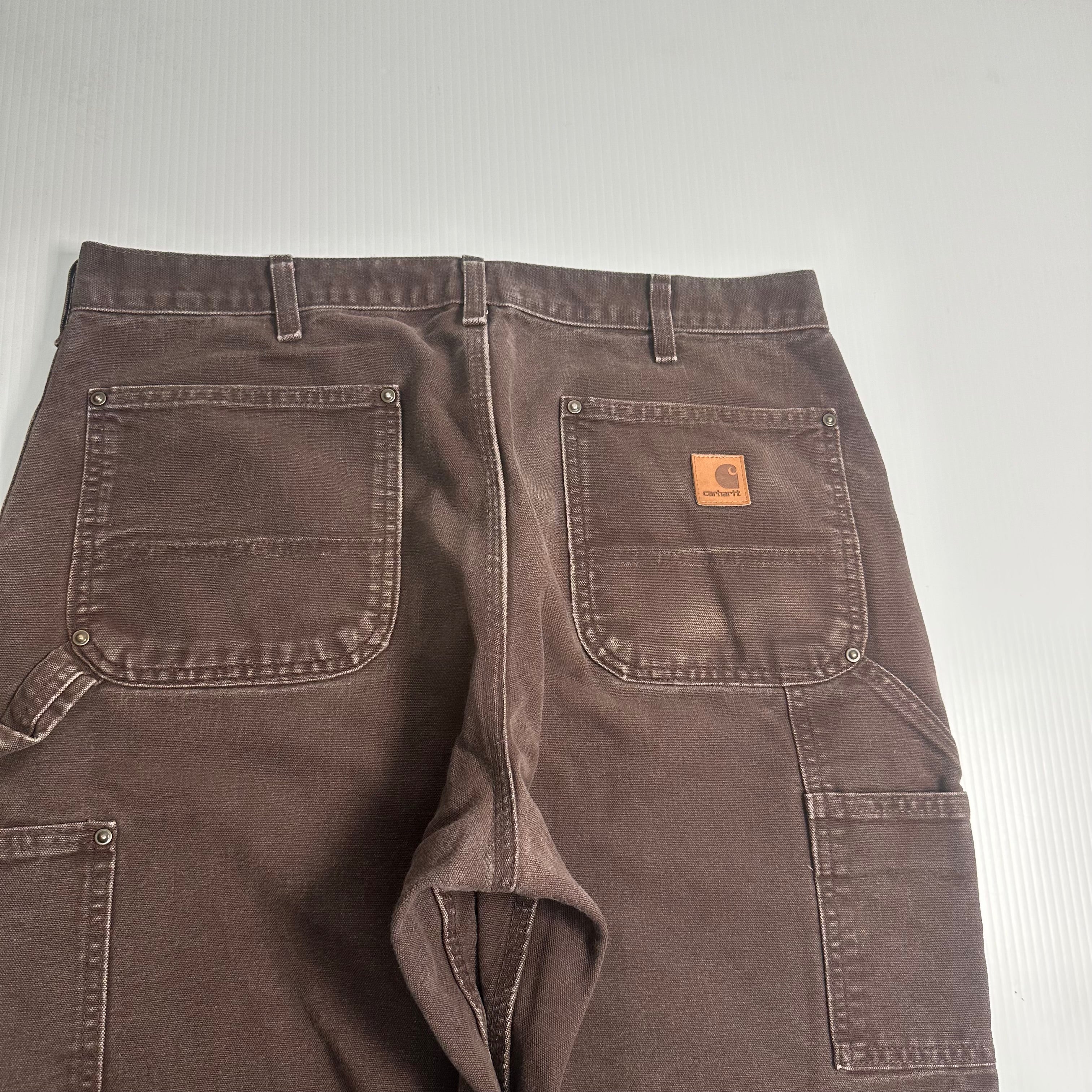 Vintage Carhartt Faded Double Knee Denim 5609 34