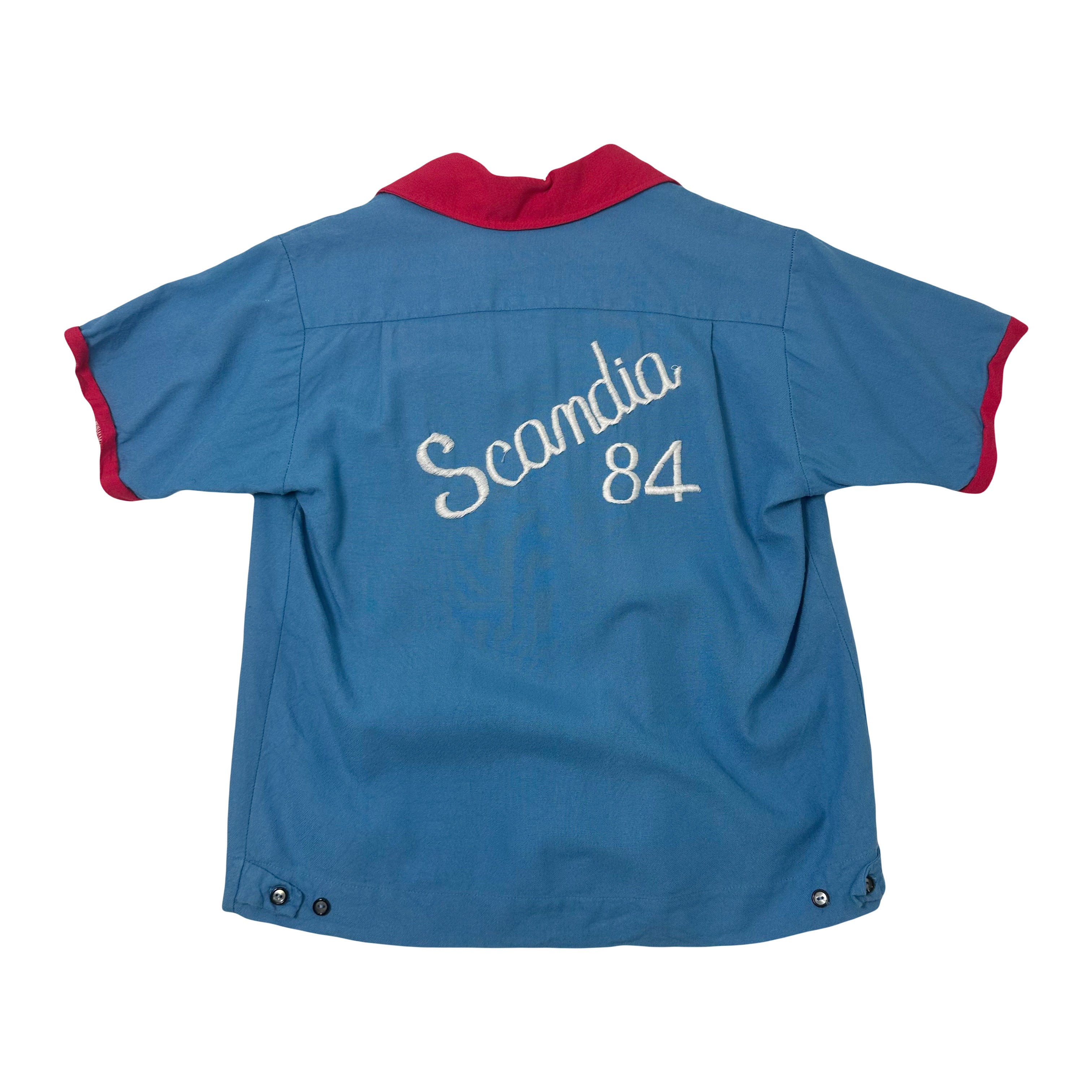1984 Scandia Short Sleeve Bowling Shirt S