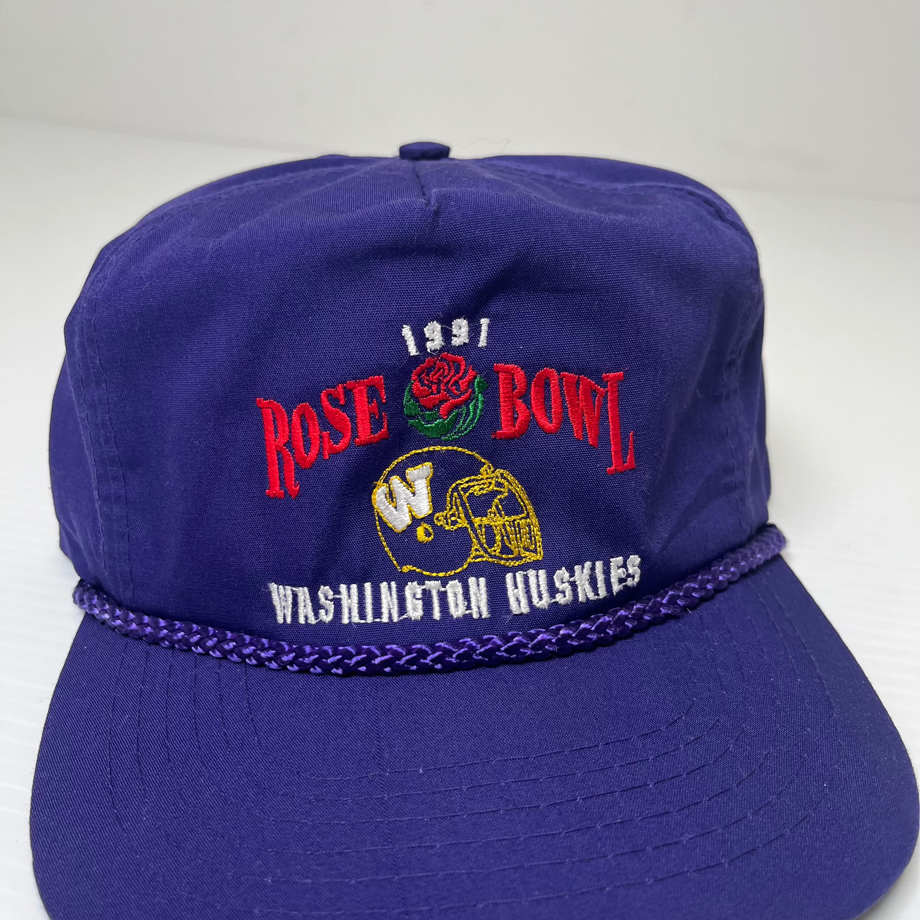 1991 Rose Bowl Washington Huskies Strapback Hat