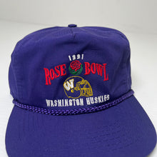 Load image into Gallery viewer, 1991 Rose Bowl Washington Huskies Strapback Hat
