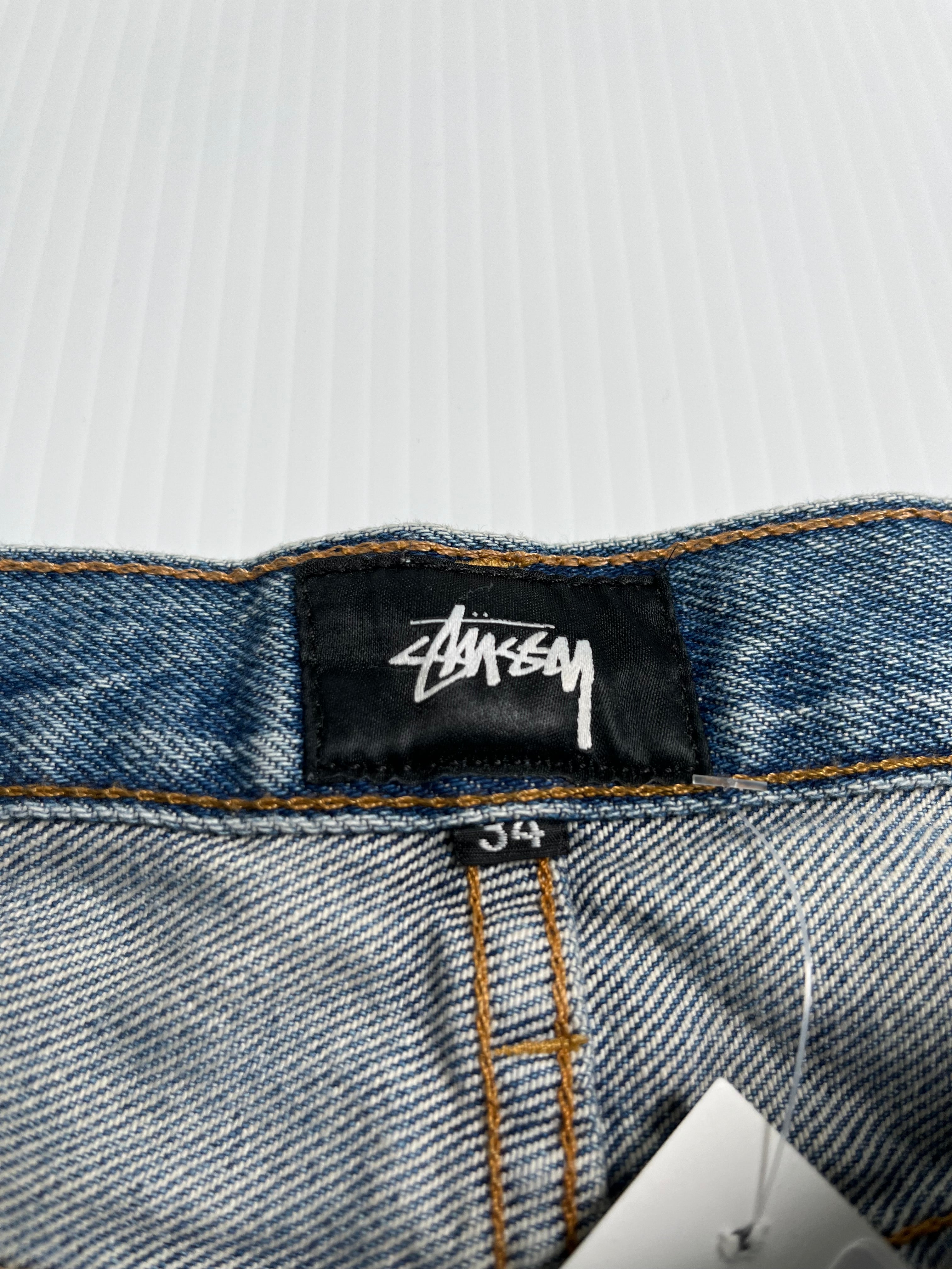 Stussy Faded Medium-Wash Jeans 35