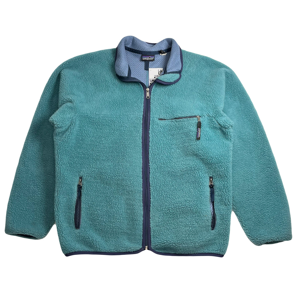 90s Patagonia Deep Pile Fleece Full Zip Jacket XL