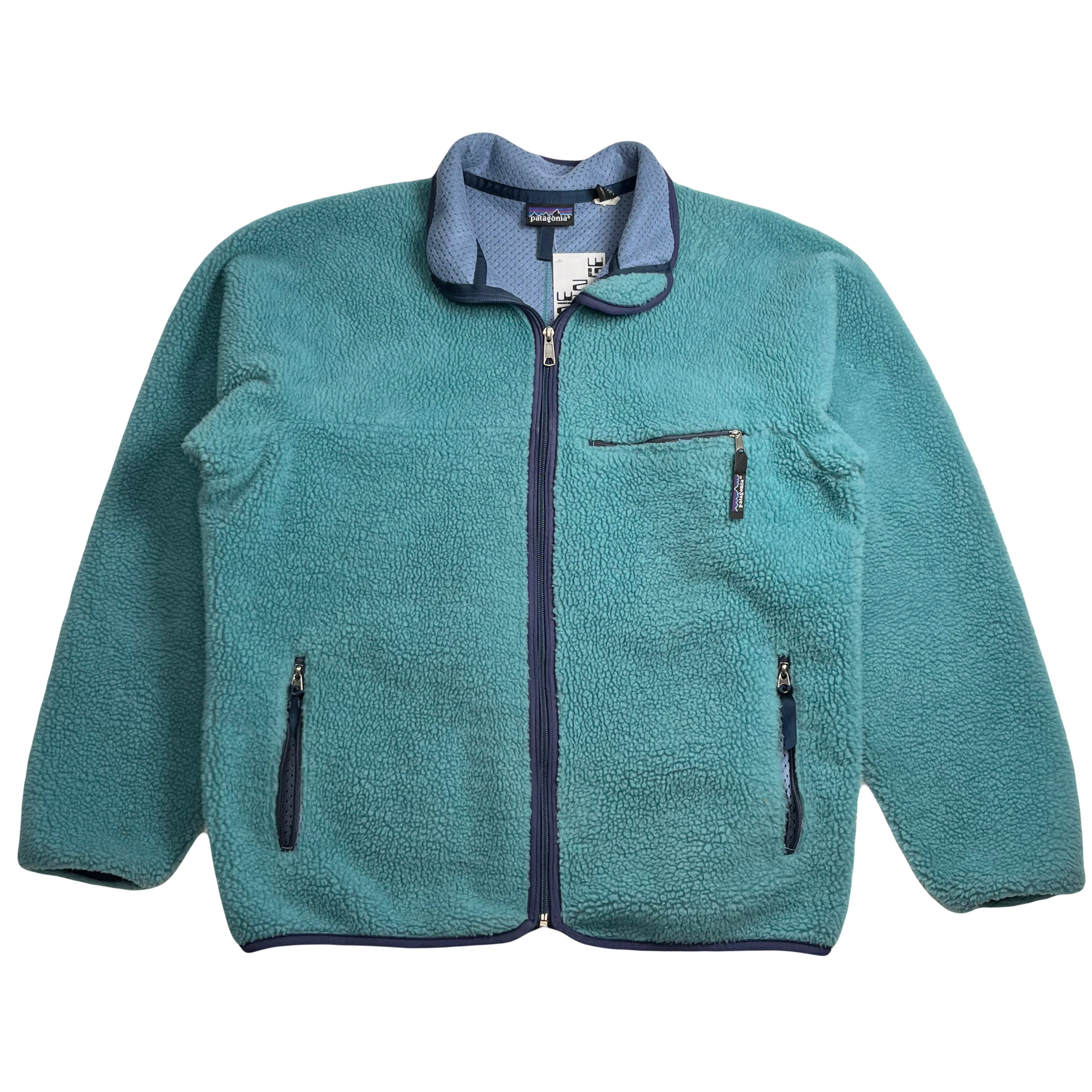 90s Patagonia Deep Pile Fleece Full Zip Jacket XL