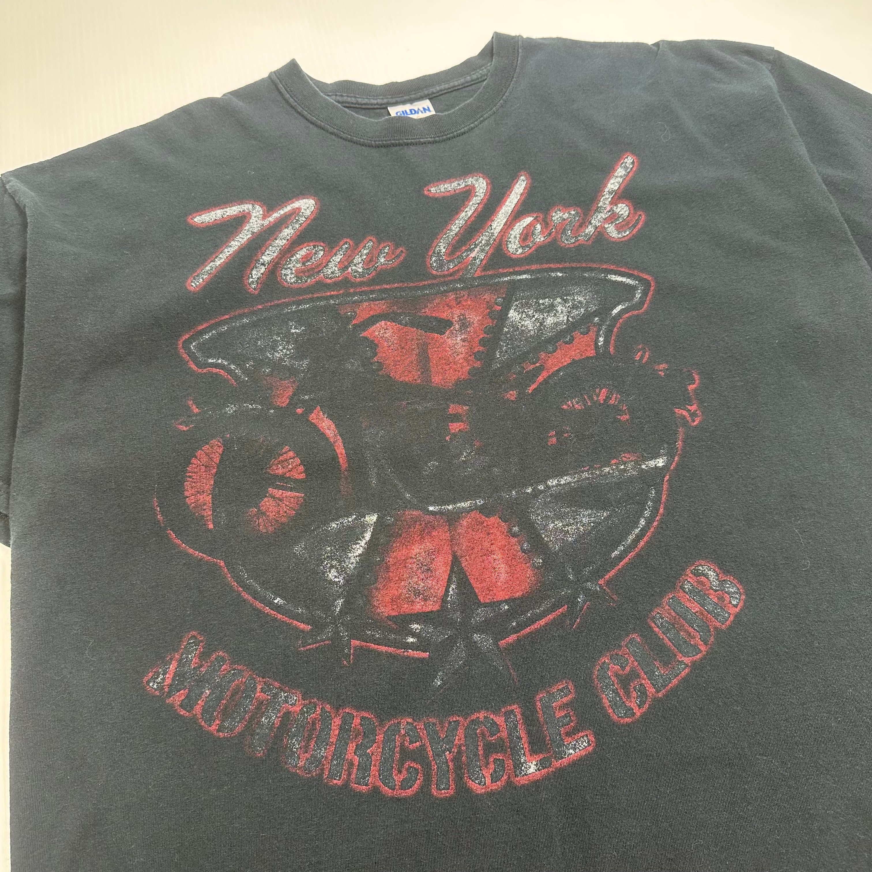 New York Motorcycle Club Faded Graphic Tee XXL