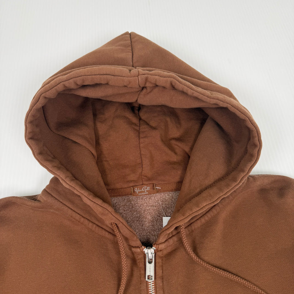 John Galt Heavyweight Blank Zip Hoodie XL