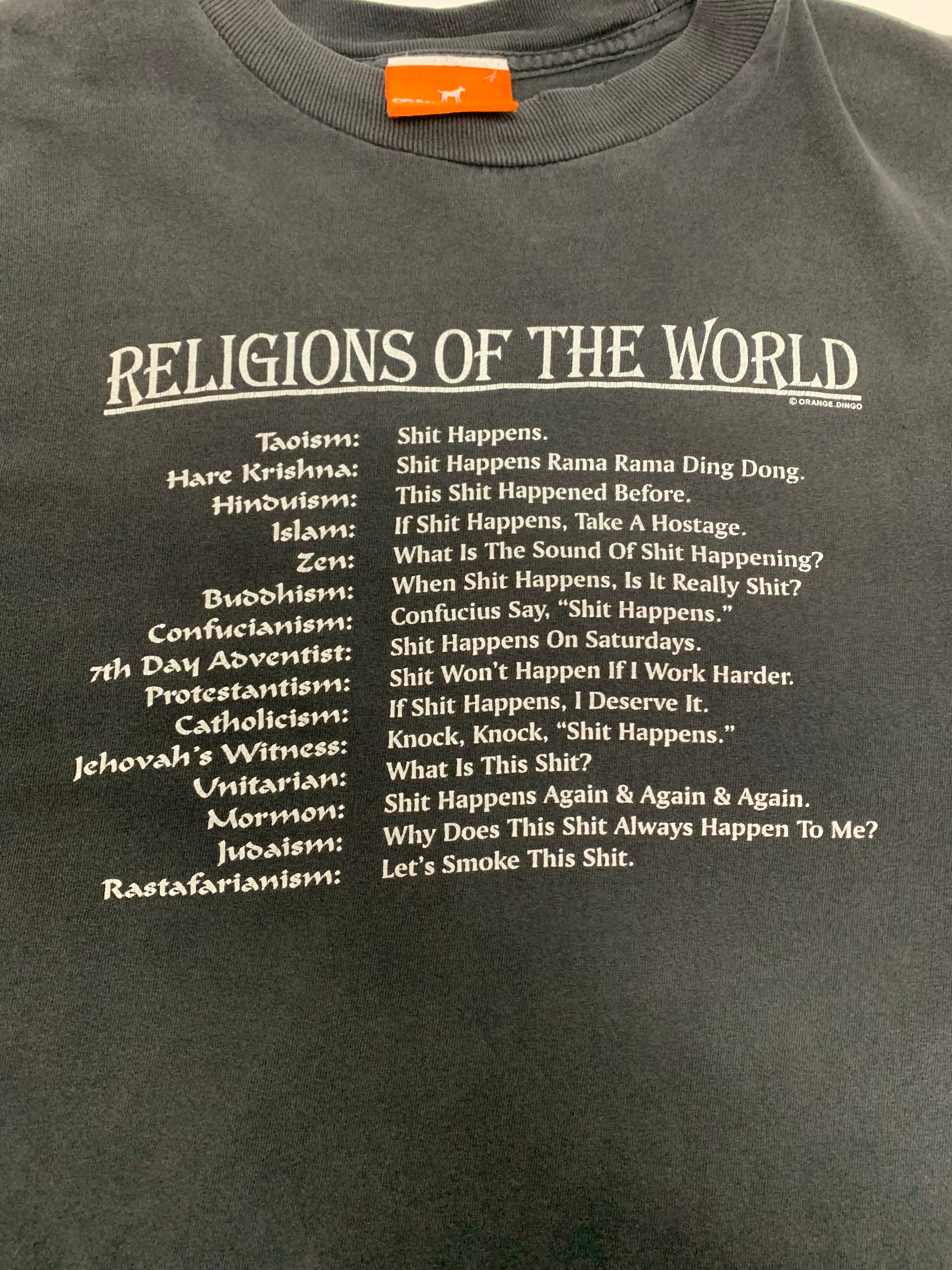 Religions Of The World Parody Tee M