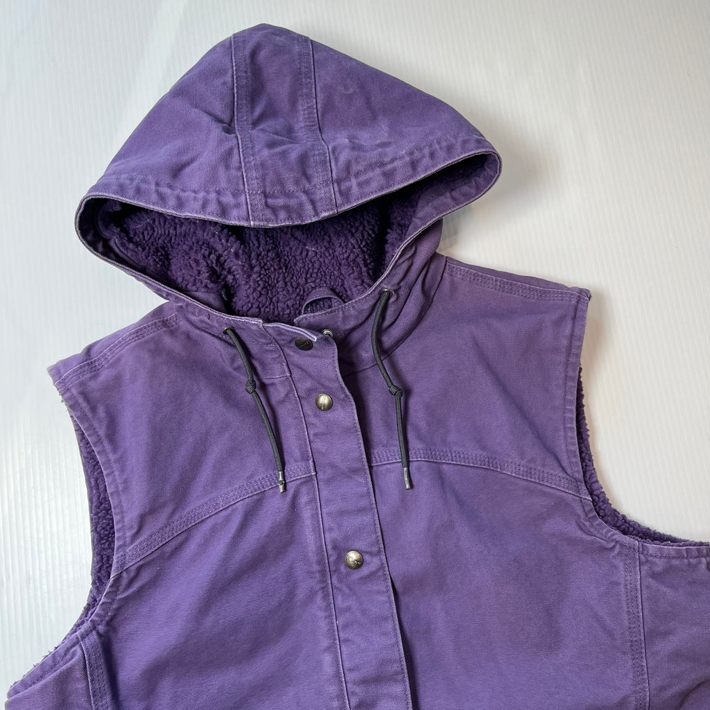 Carhartt Sherpa Lined Hooded Vest Women's XL