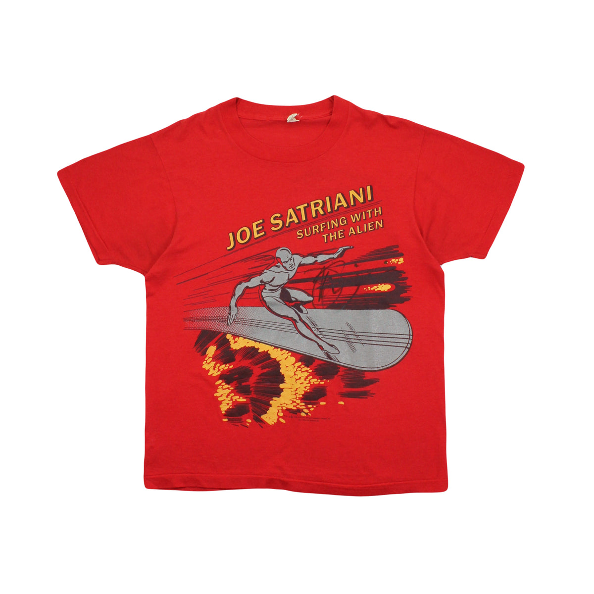 1988 Joe Satriani x Marvel Surfing With The Alien *SIGNED* Tee L