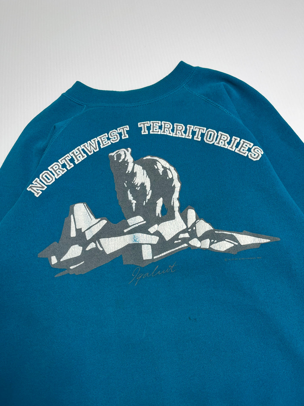 90s Northwest Territories Polar Bear Crewneck L