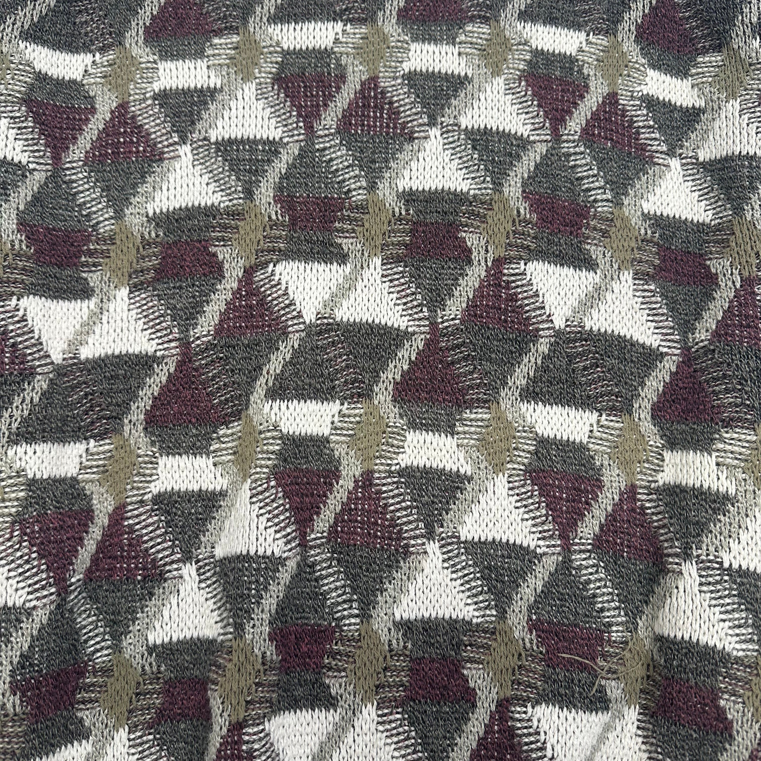 Vintage Jantzen 3D Pattern Knit Sweater XL
