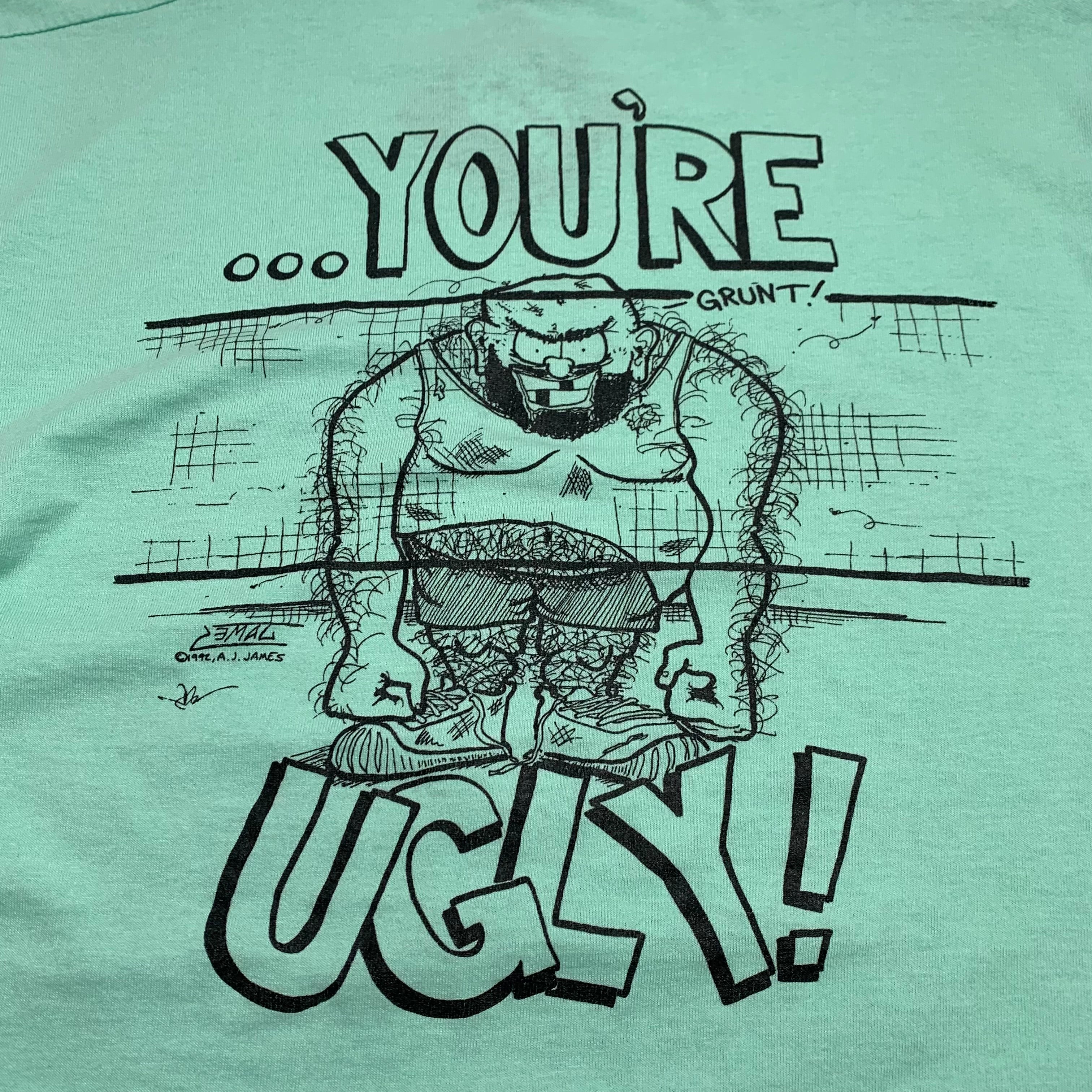 Vintage You're Ugly Tee XL