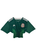 Rework Shirred Adidas Mexico Home Jersey Women's L