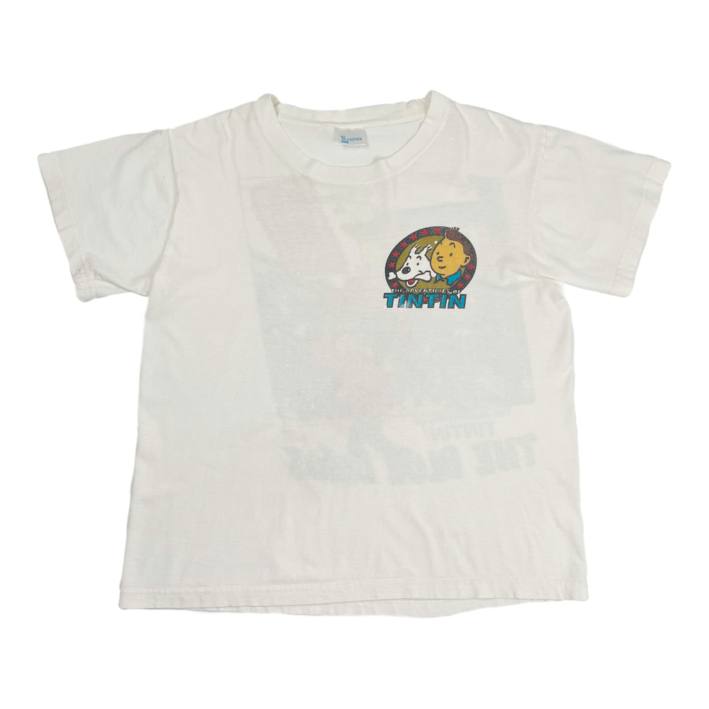 Vintage TinTin The Blue Lotus Graphic Tee S