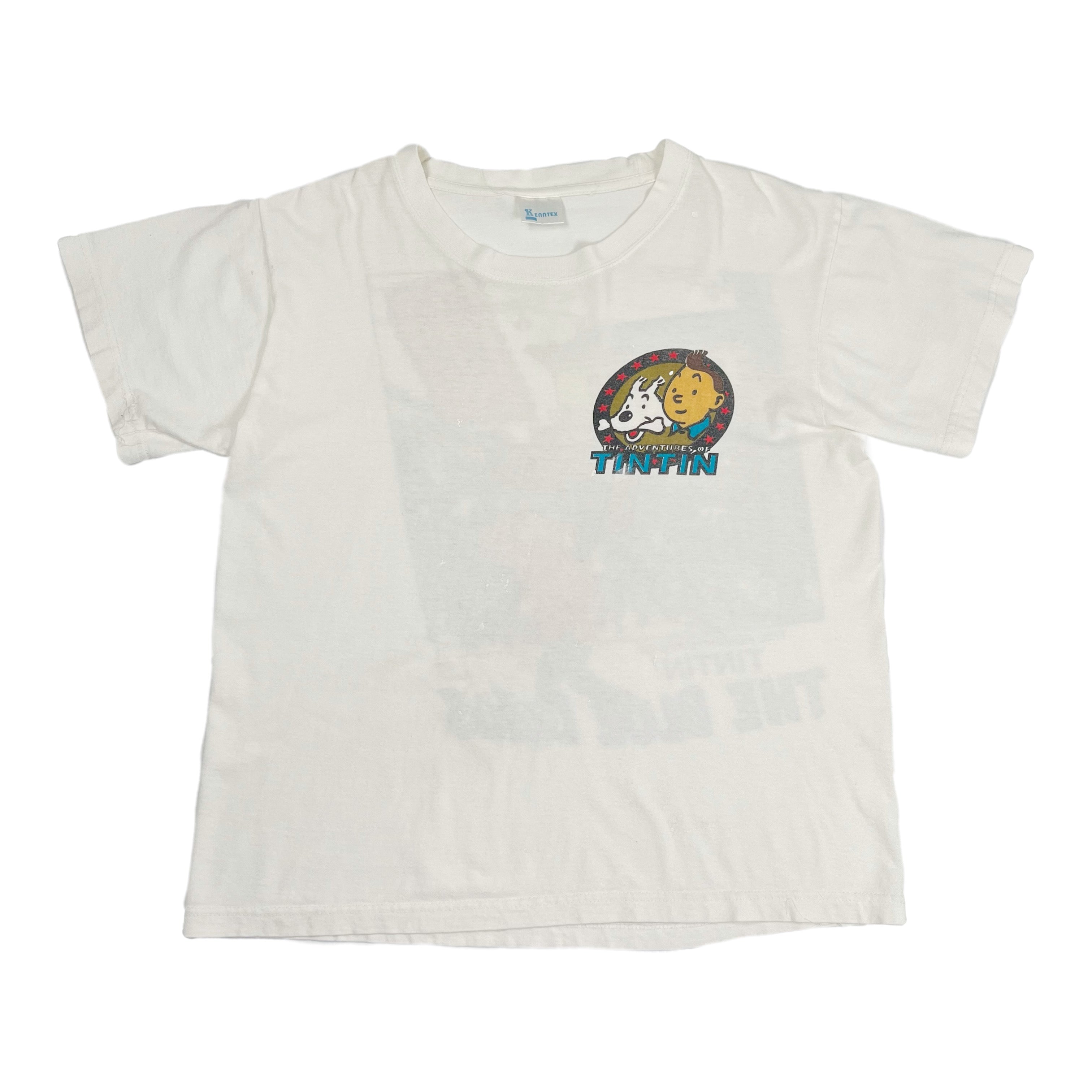 Vintage TinTin The Blue Lotus Graphic Tee S